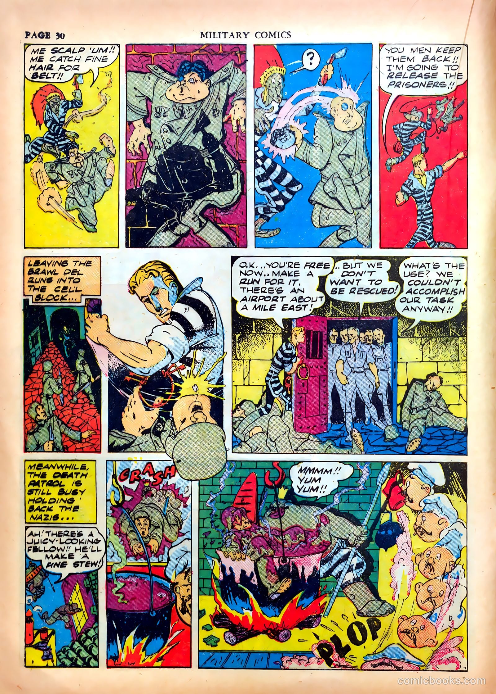 Military Comics #5 (1941) — page 32 of 68