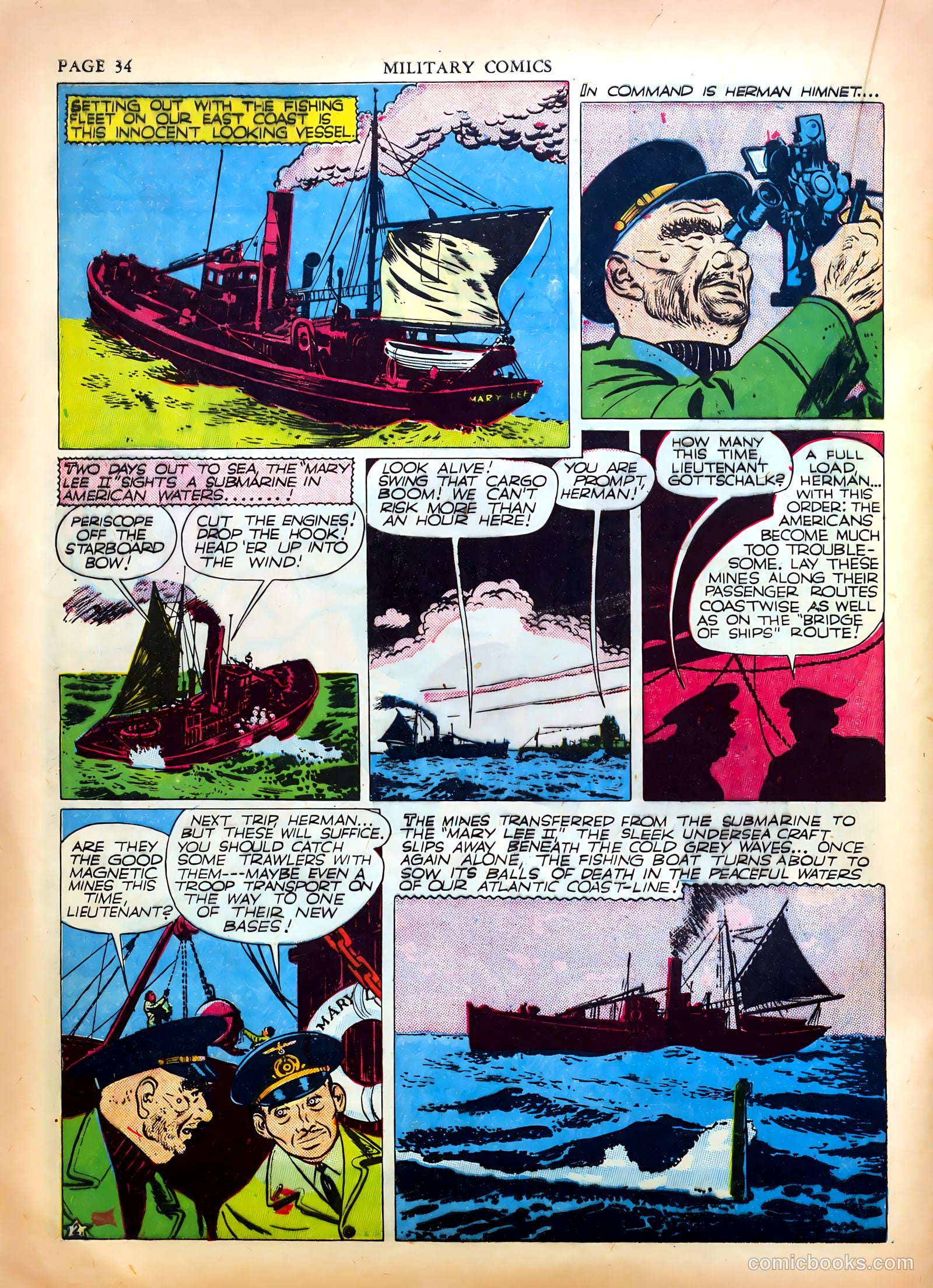 Military Comics #5 (1941) — page 36 of 68