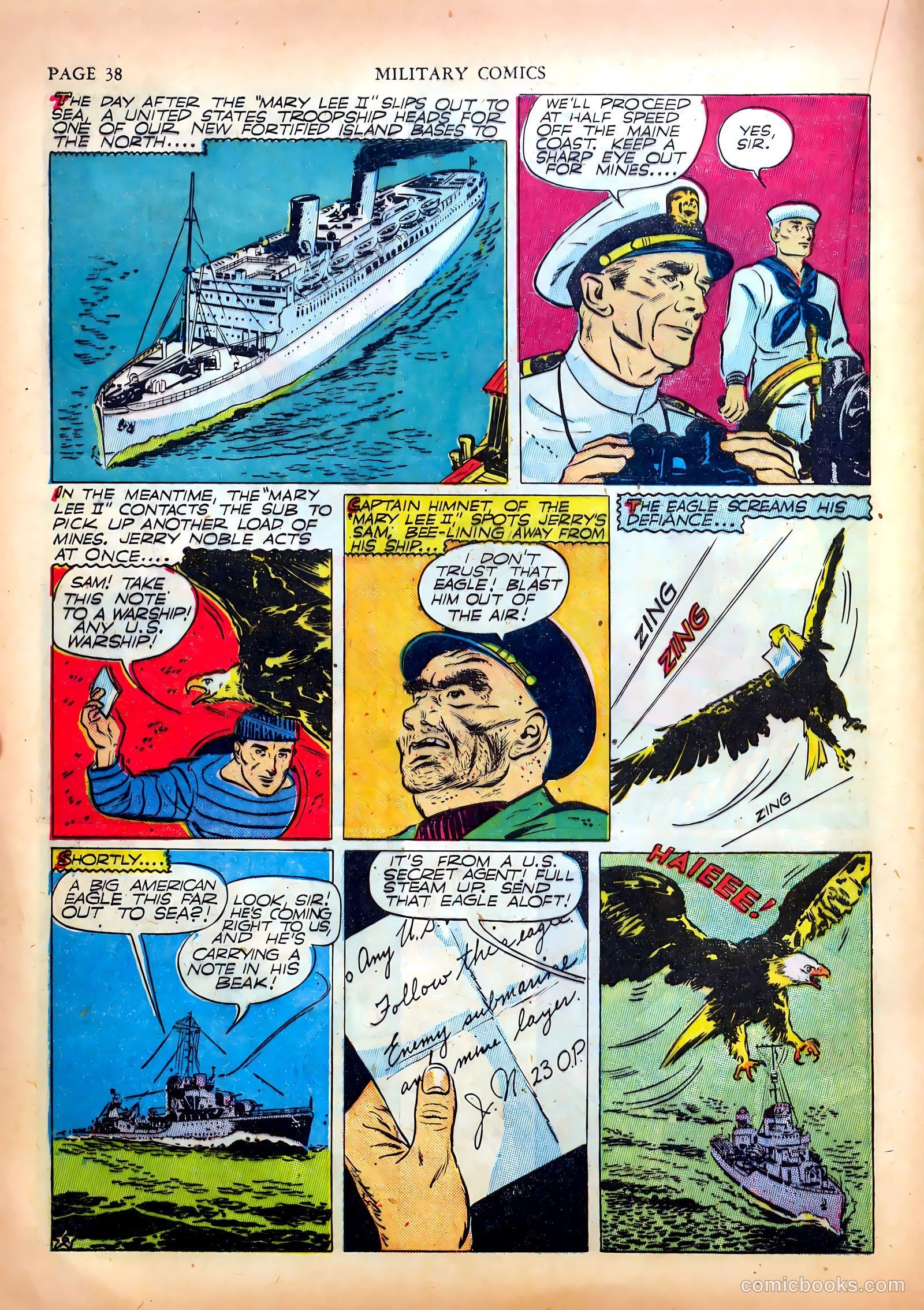 Military Comics #5 (1941) — page 40 of 68