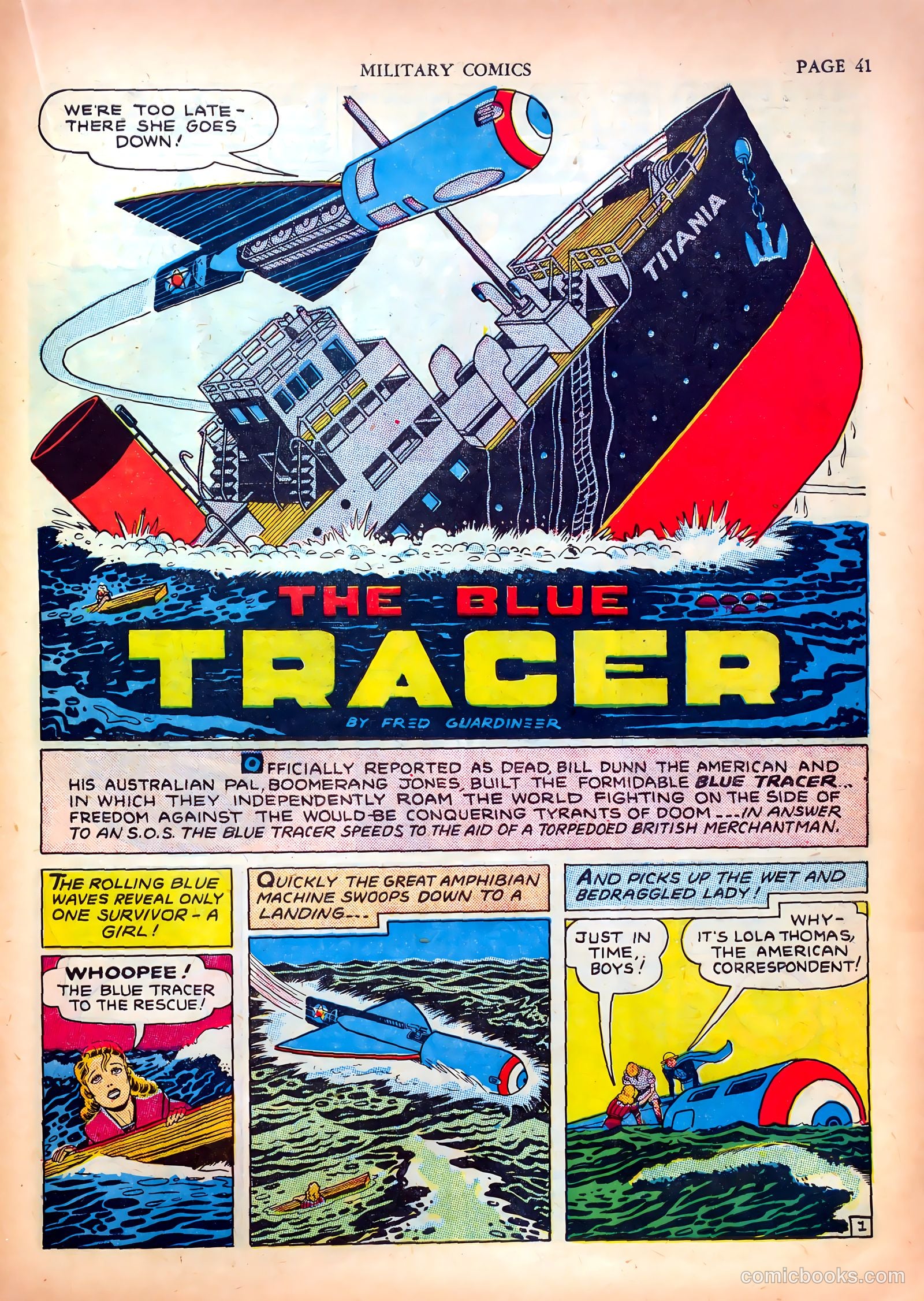 Military Comics #5 (1941) — page 43 of 68