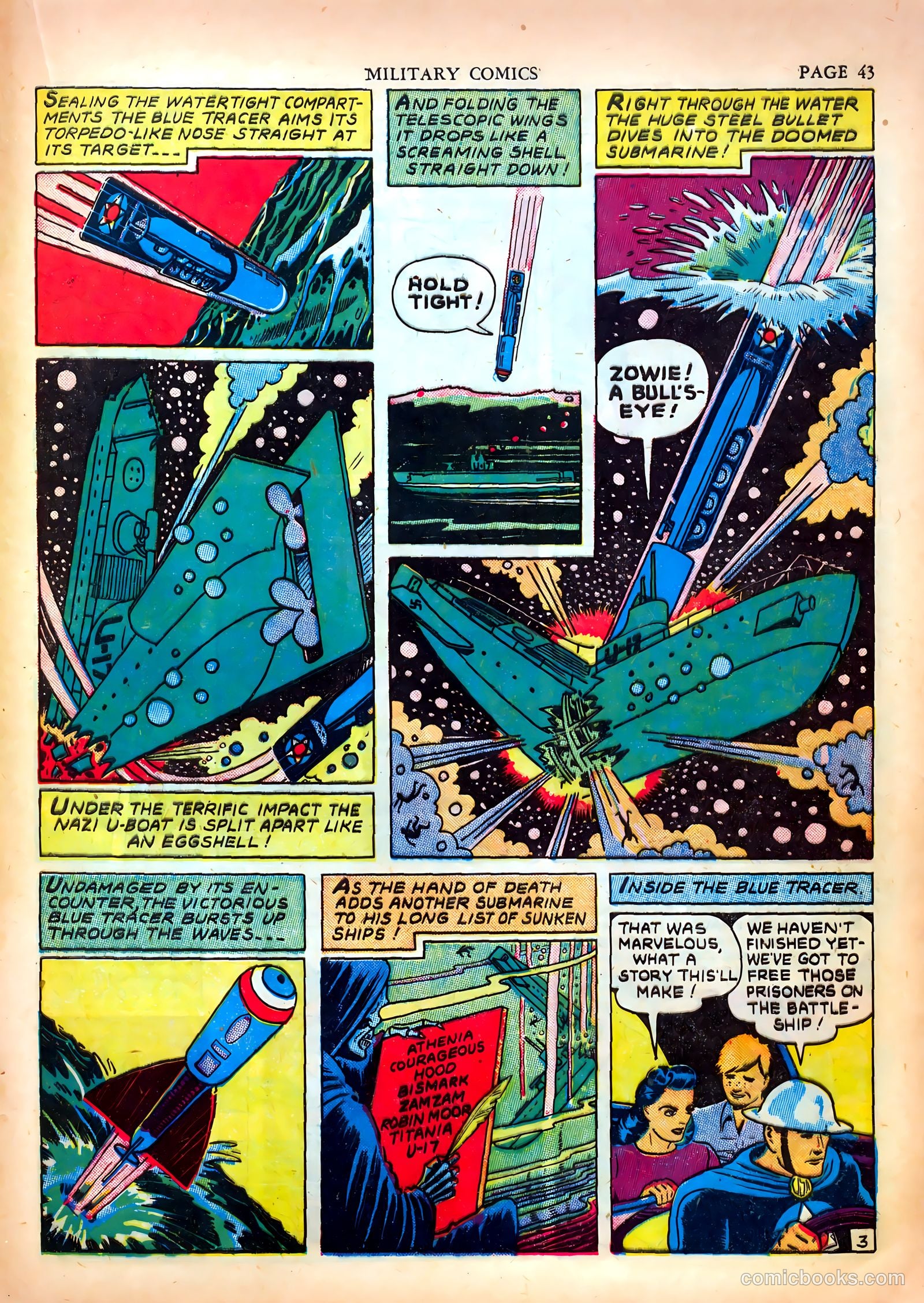 Military Comics #5 (1941) — page 45 of 68