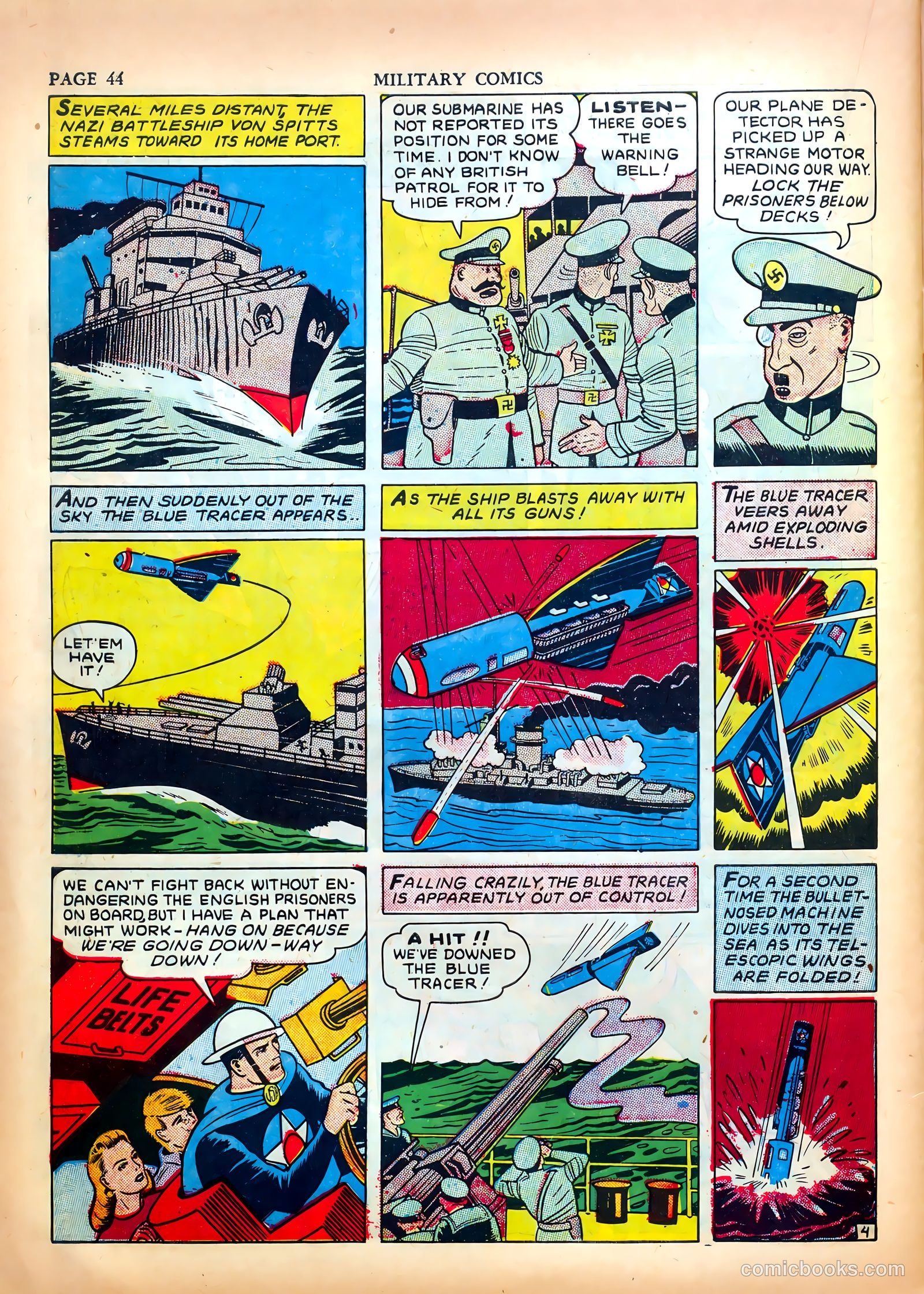 Military Comics #5 (1941) — page 46 of 68