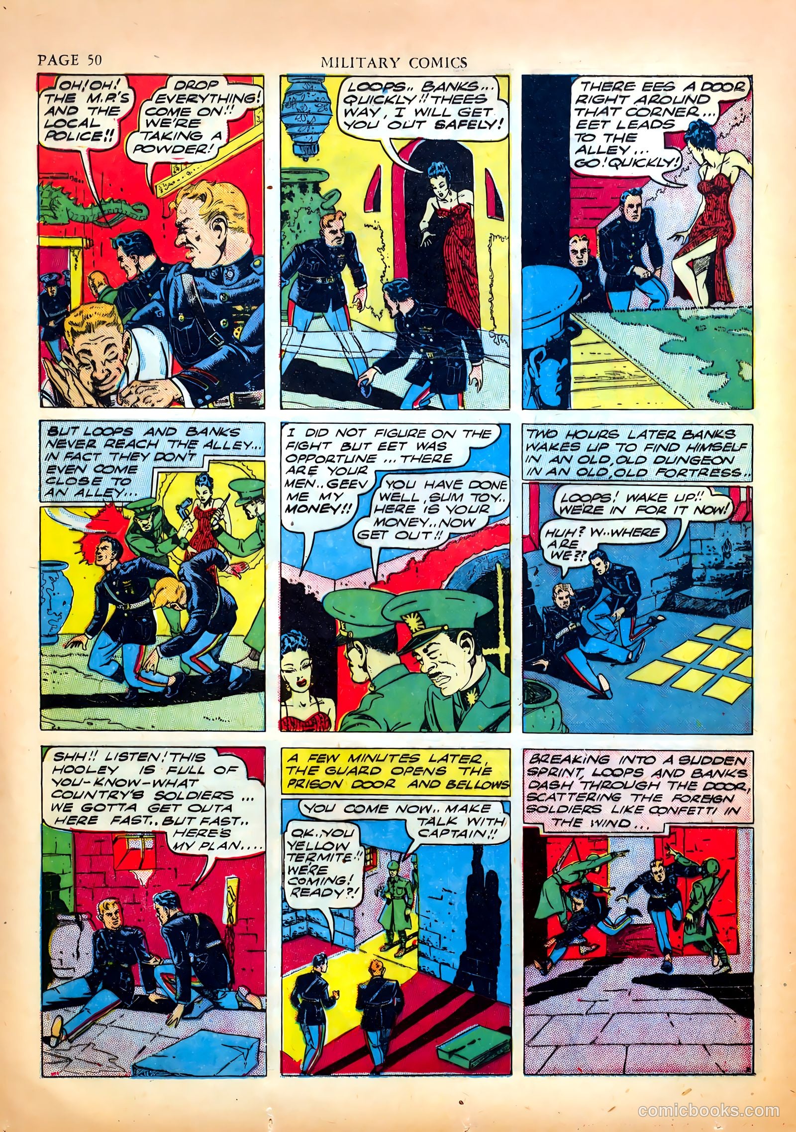 Military Comics #5 (1941) — page 52 of 68