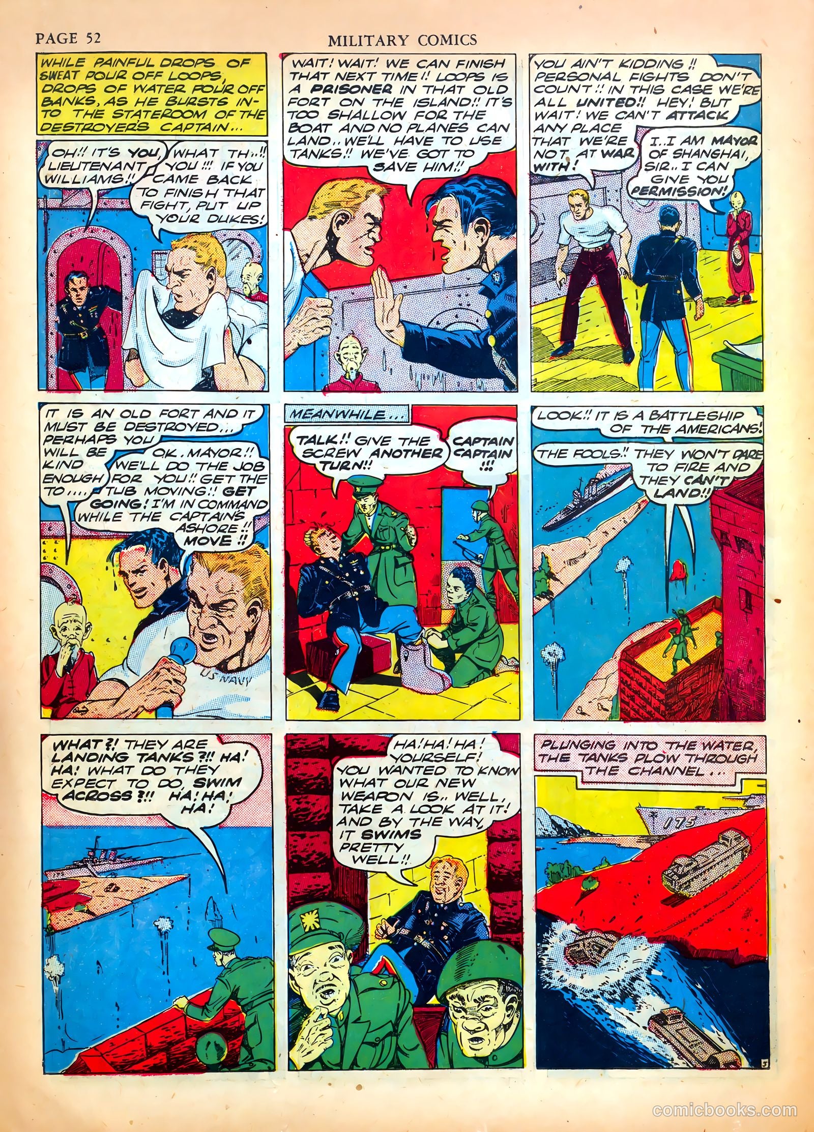 Military Comics #5 (1941) — page 54 of 68
