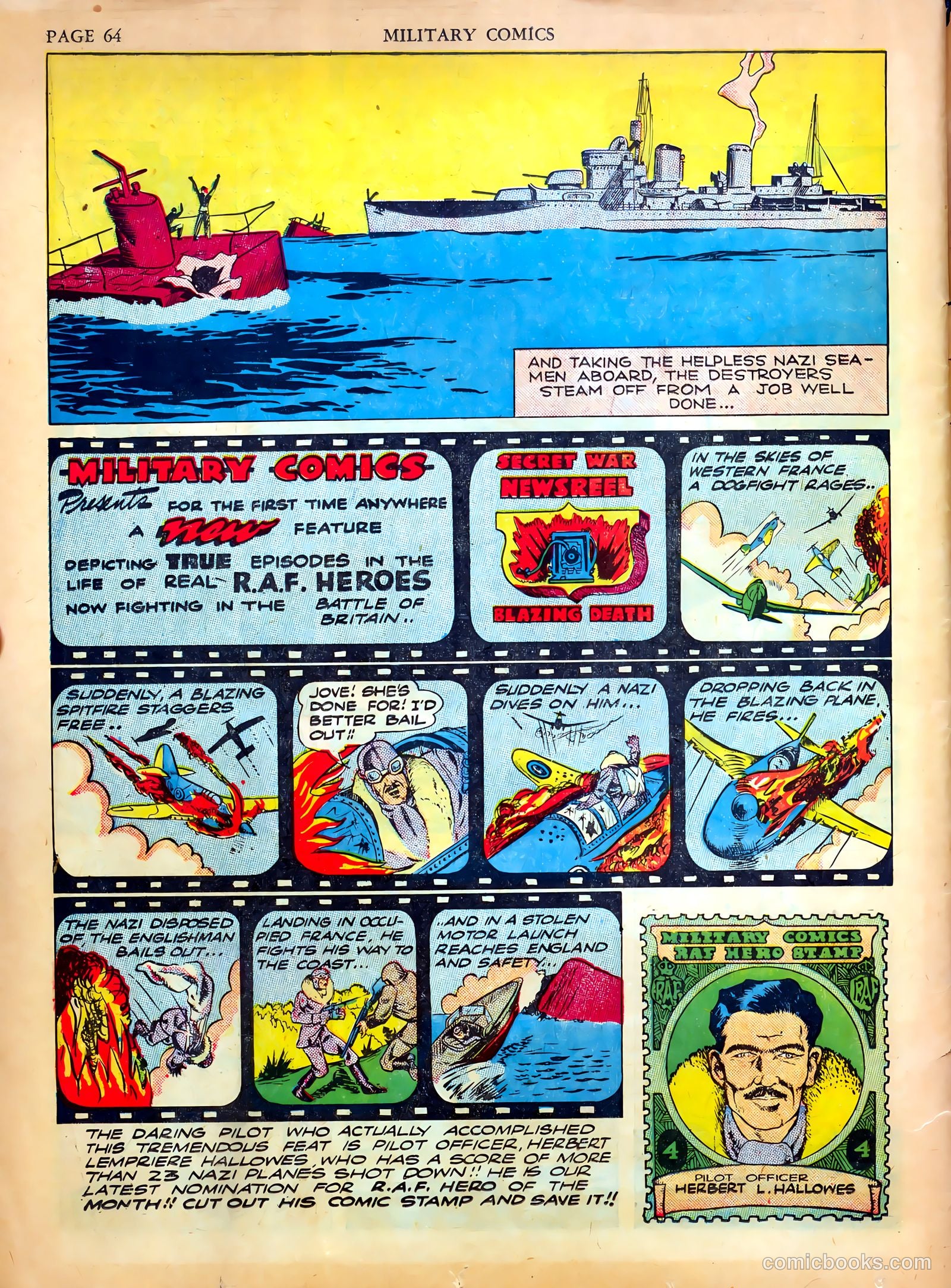 Military Comics #5 (1941) — page 66 of 68
