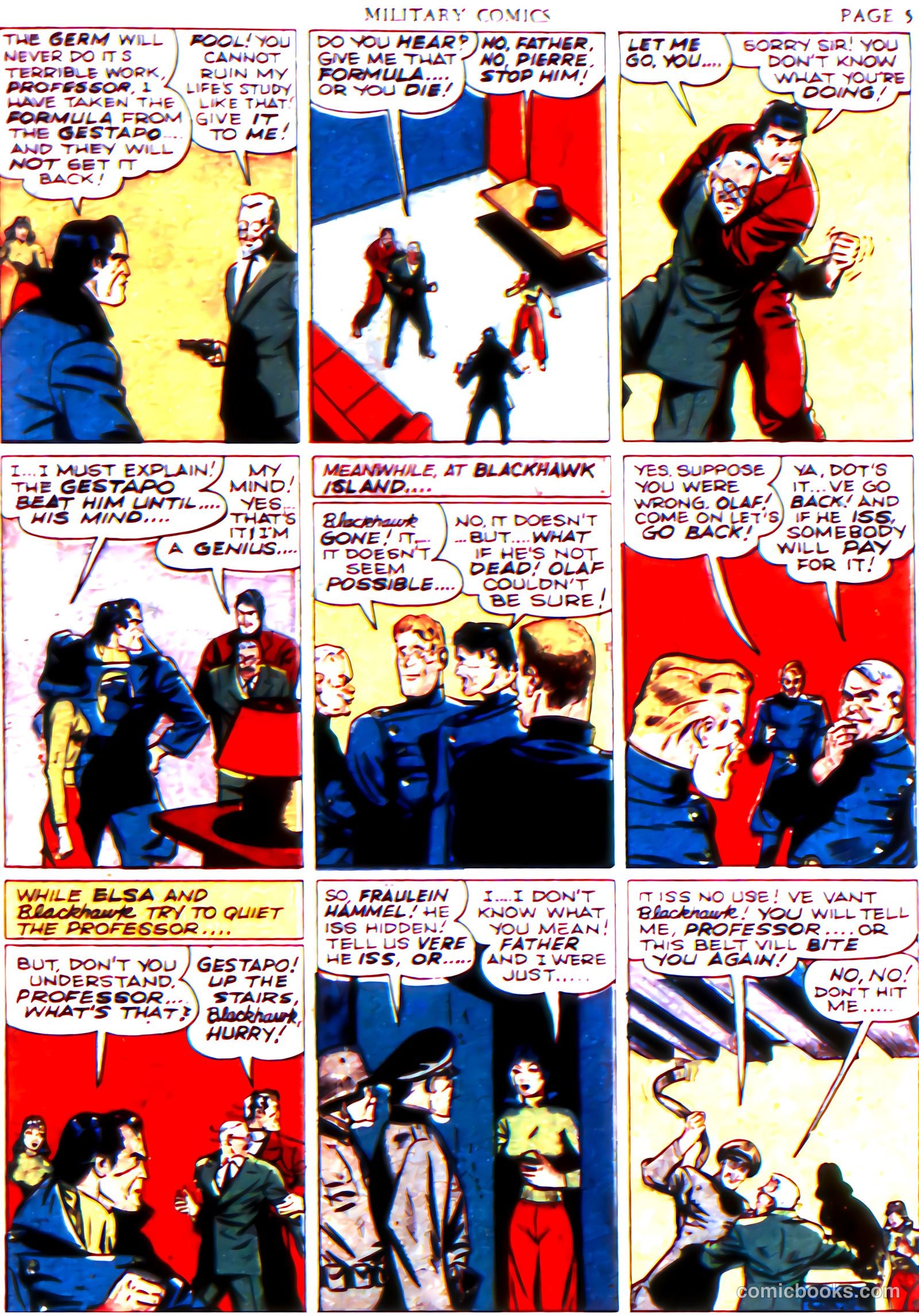 Military Comics #6 (1942) — page 7 of 68