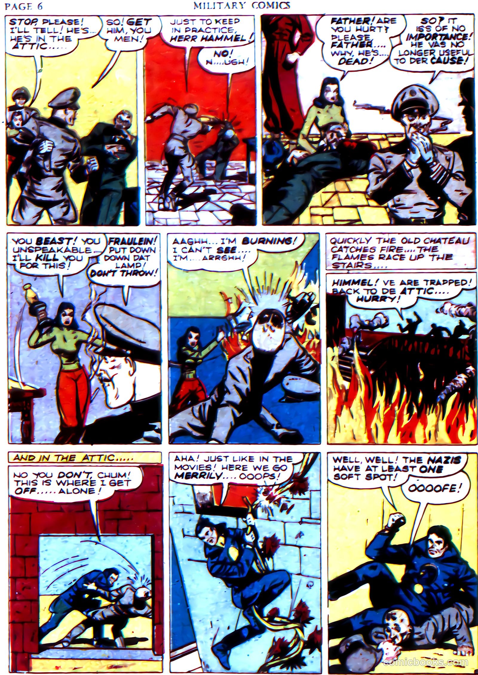 Military Comics #6 (1942) — page 8 of 68