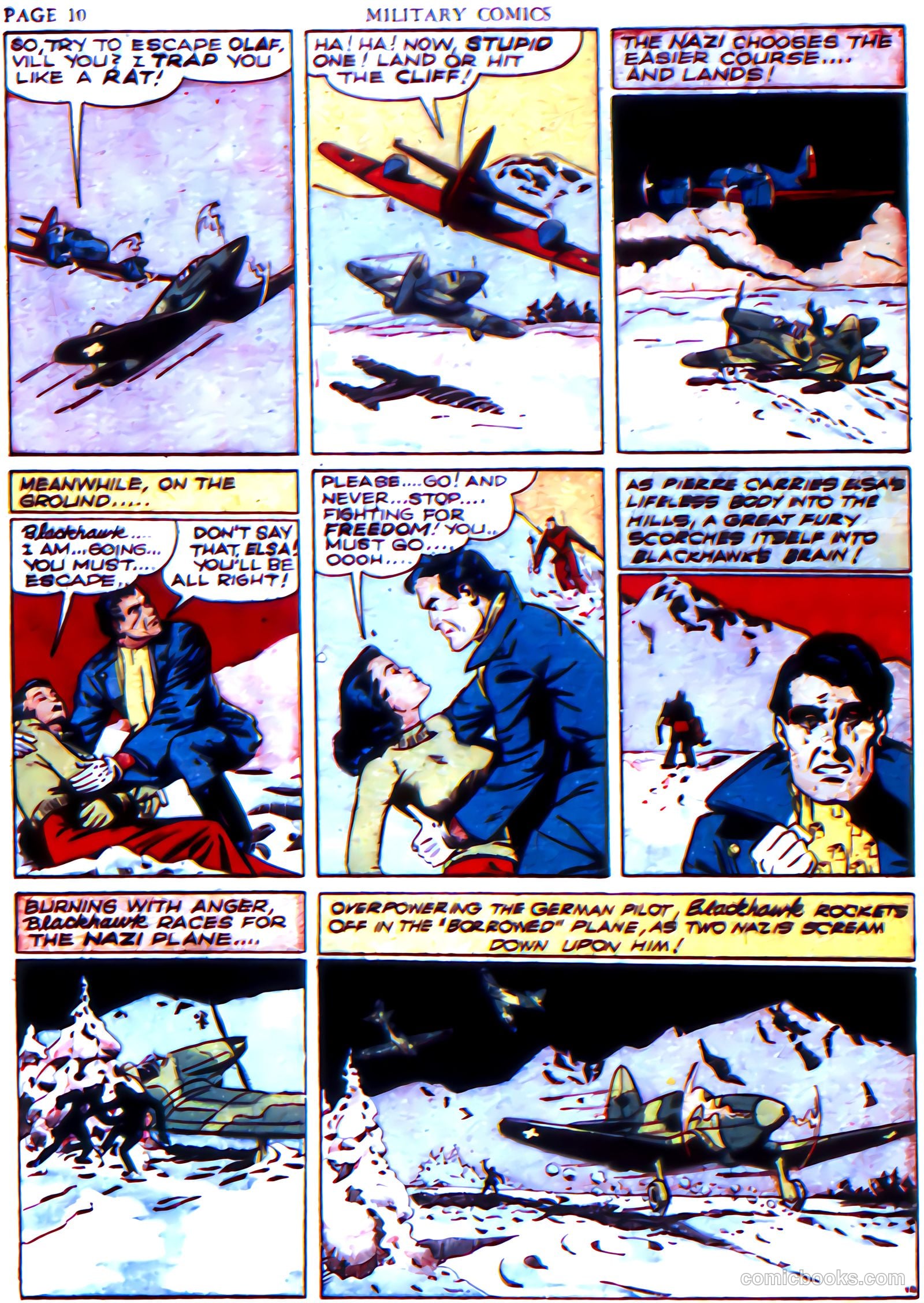 Military Comics #6 (1942) — page 12 of 68