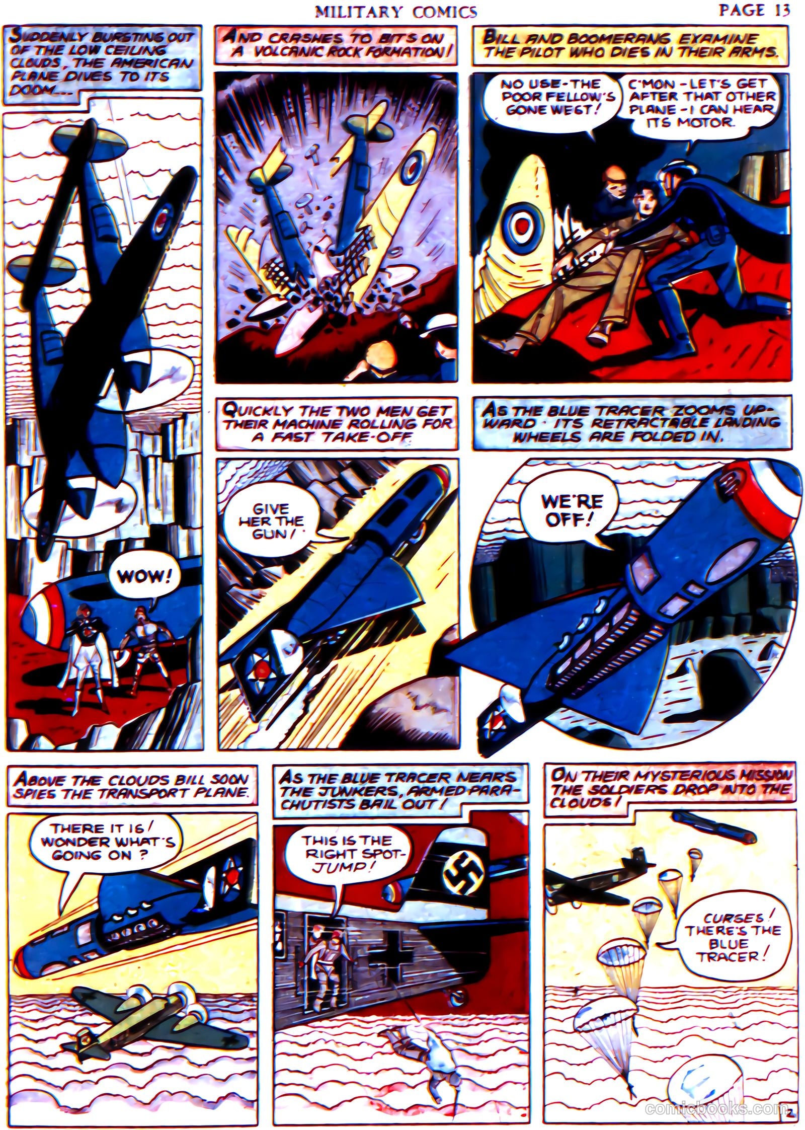 Military Comics #6 (1942) — page 15 of 68