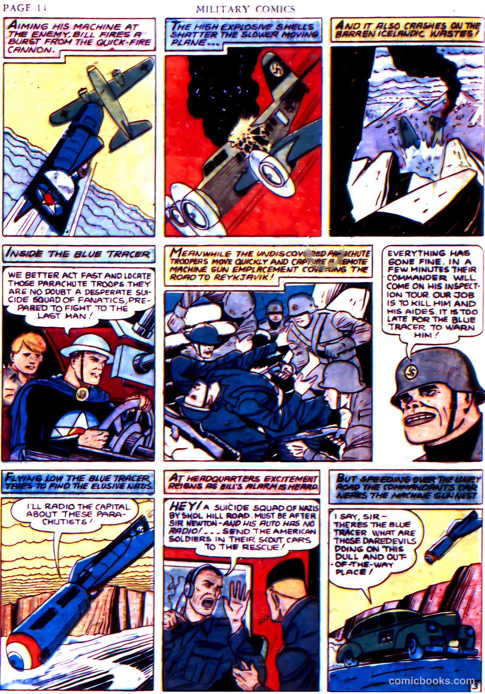 Military Comics #6 (1942) — page 16 of 68