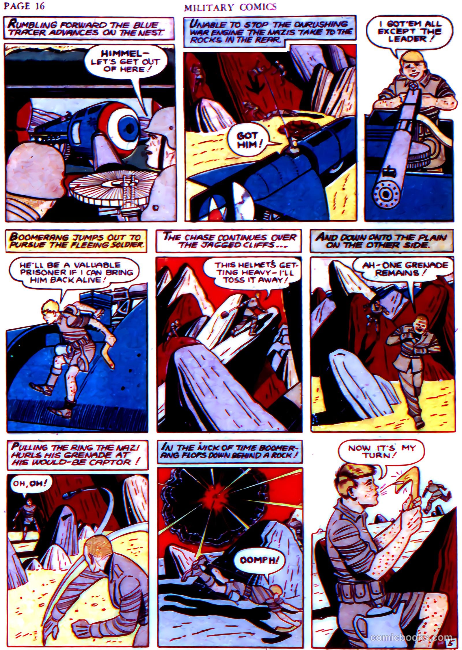 Military Comics #6 (1942) — page 18 of 68