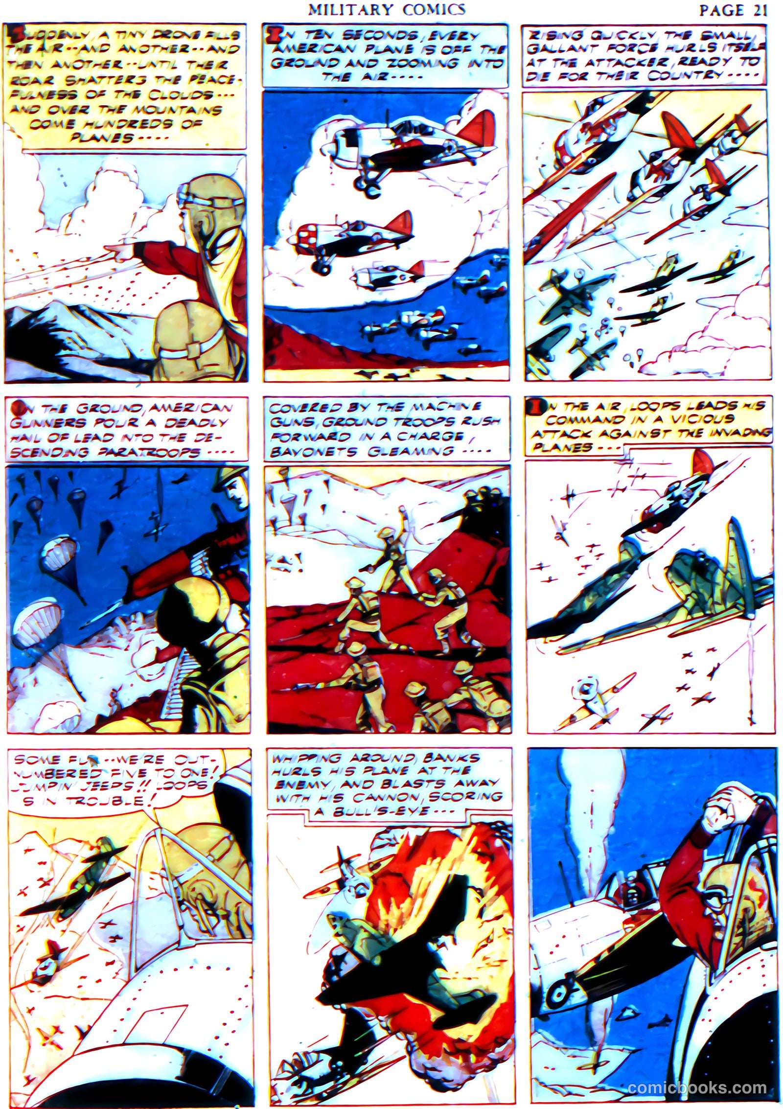 Military Comics #6 (1942) — page 23 of 68