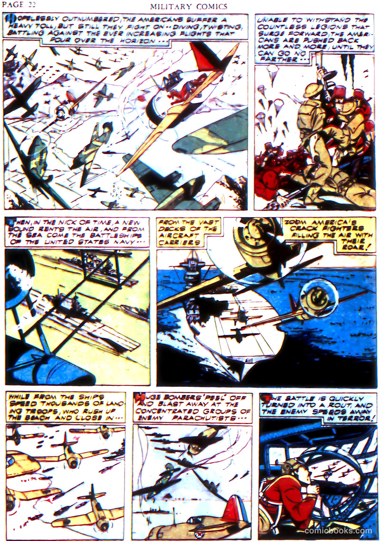 Military Comics #6 (1942) — page 24 of 68