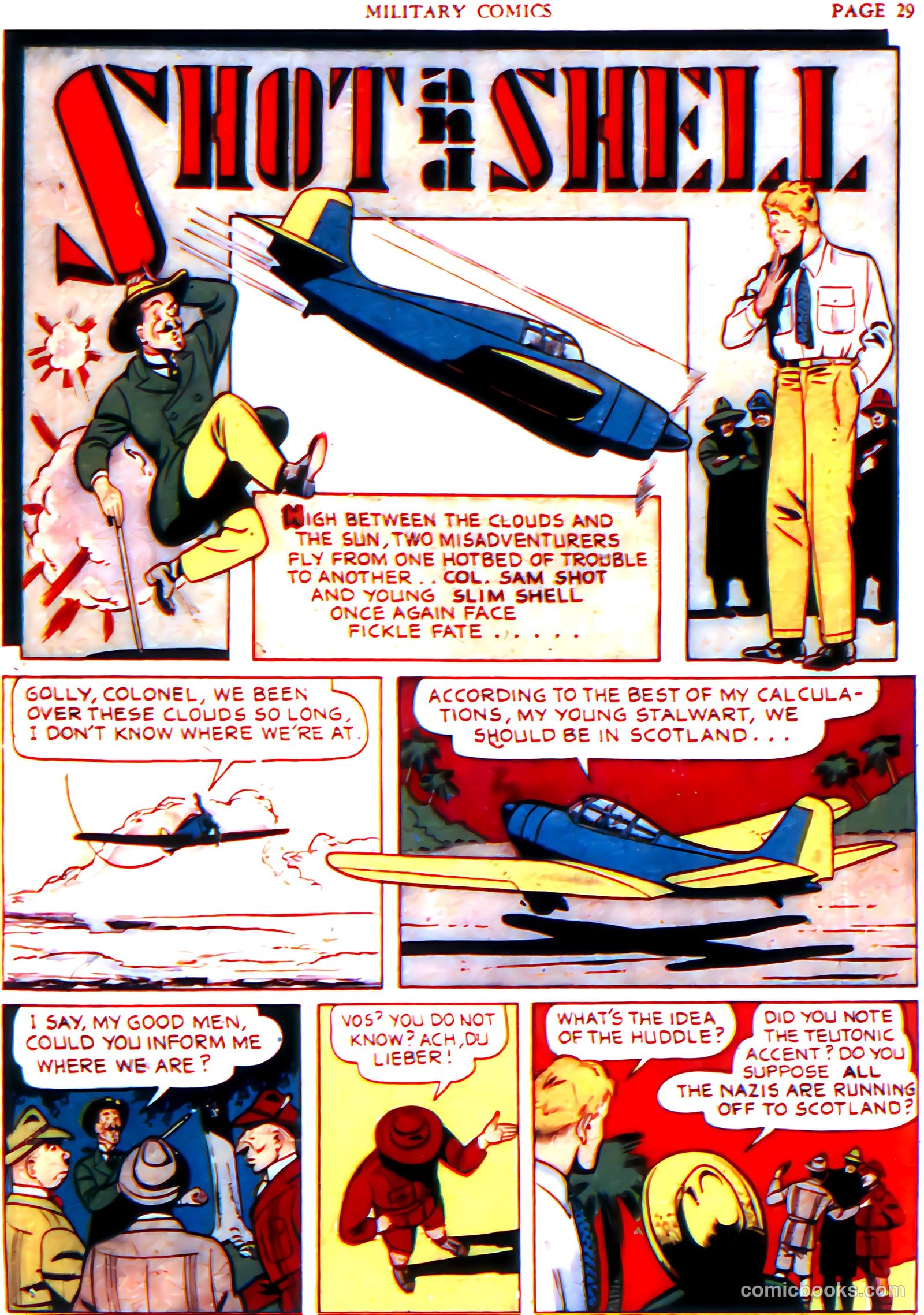 Military Comics #6 (1942) — page 31 of 68