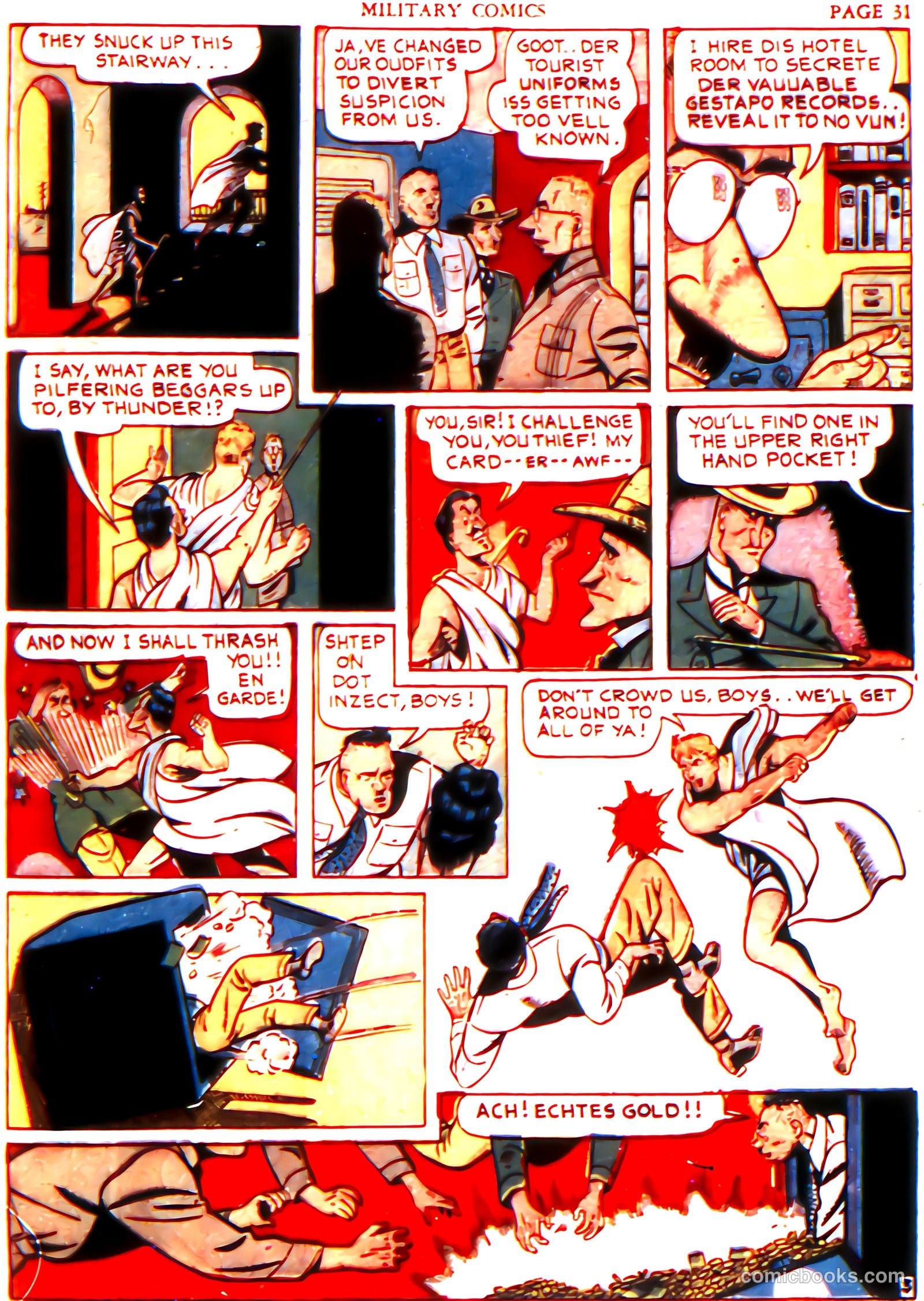 Military Comics #6 (1942) — page 33 of 68