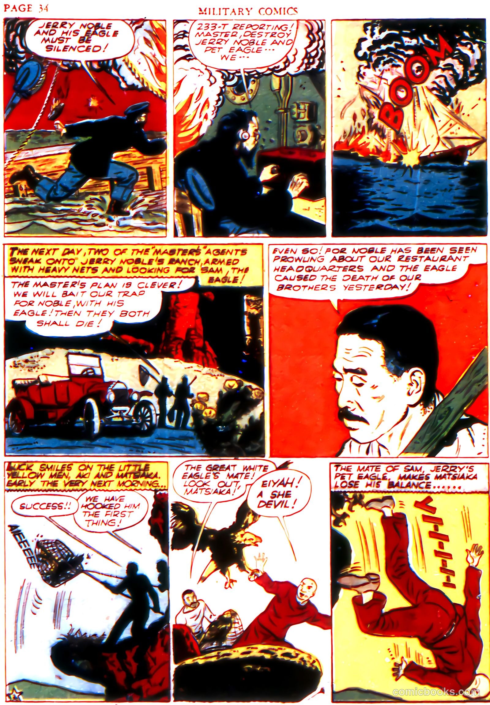 Military Comics #6 (1942) — page 36 of 68
