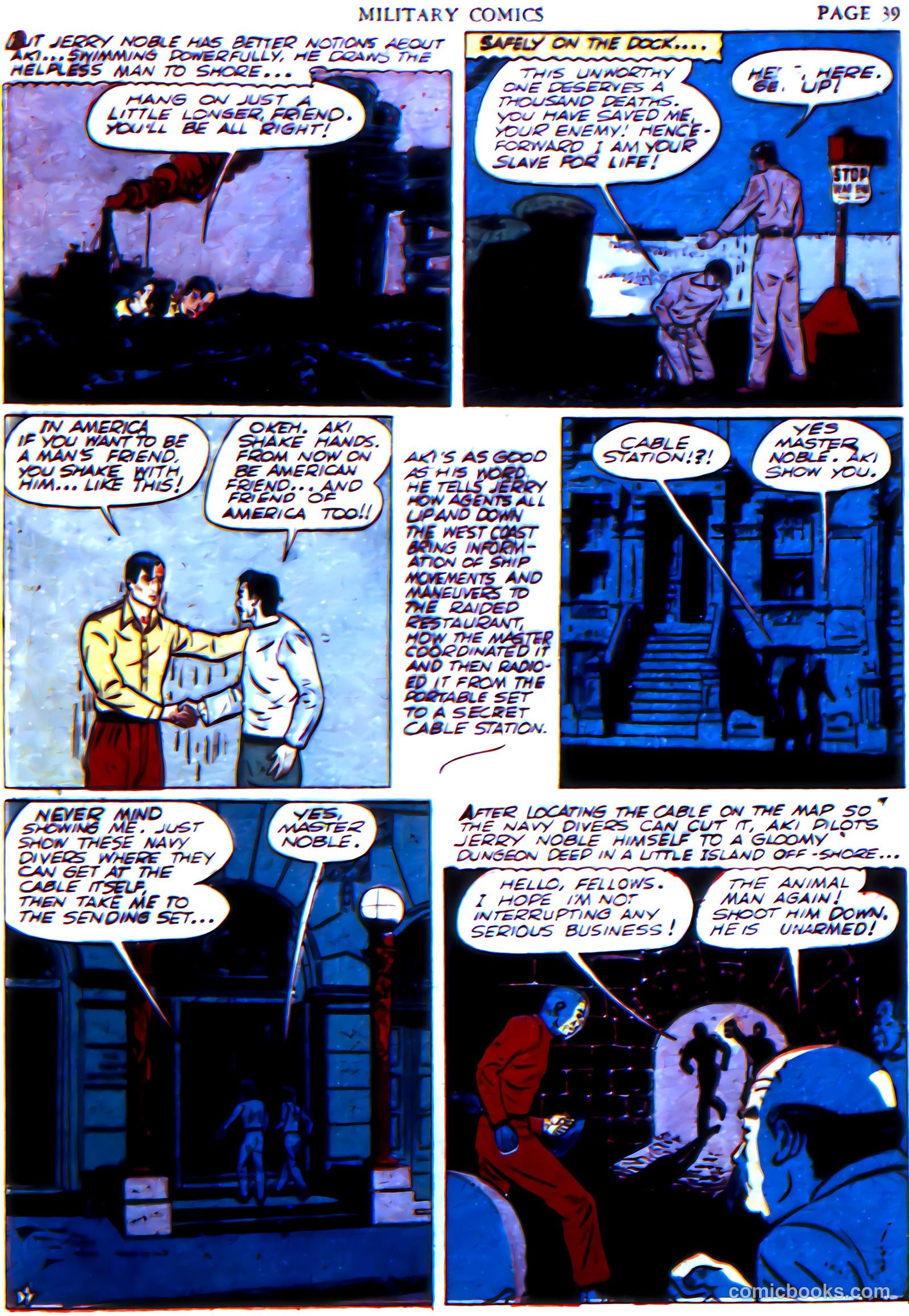 Military Comics #6 (1942) — page 41 of 68