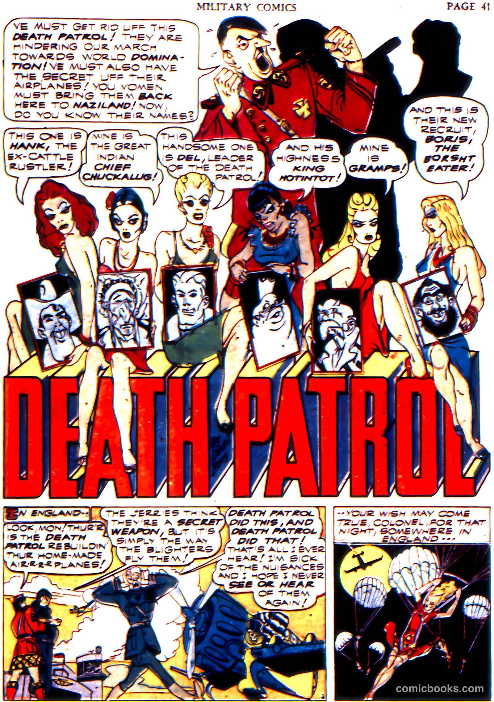 Military Comics #6 (1942) — page 43 of 68