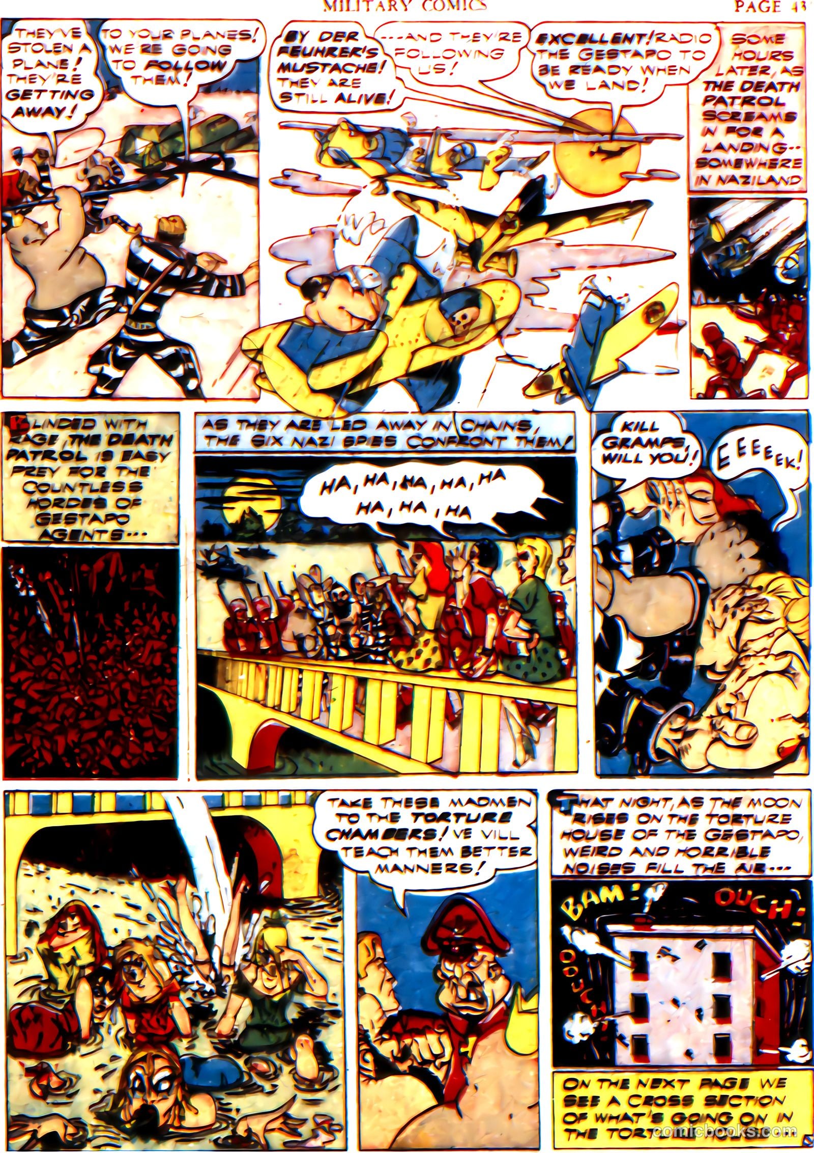 Military Comics #6 (1942) — page 45 of 68