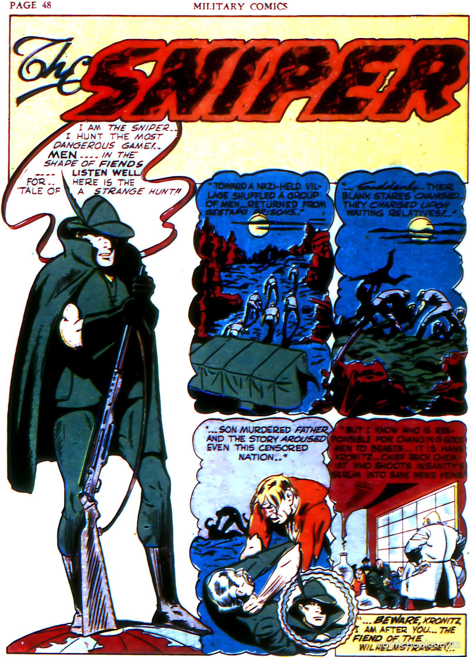 Military Comics #6 (1942) — page 50 of 68