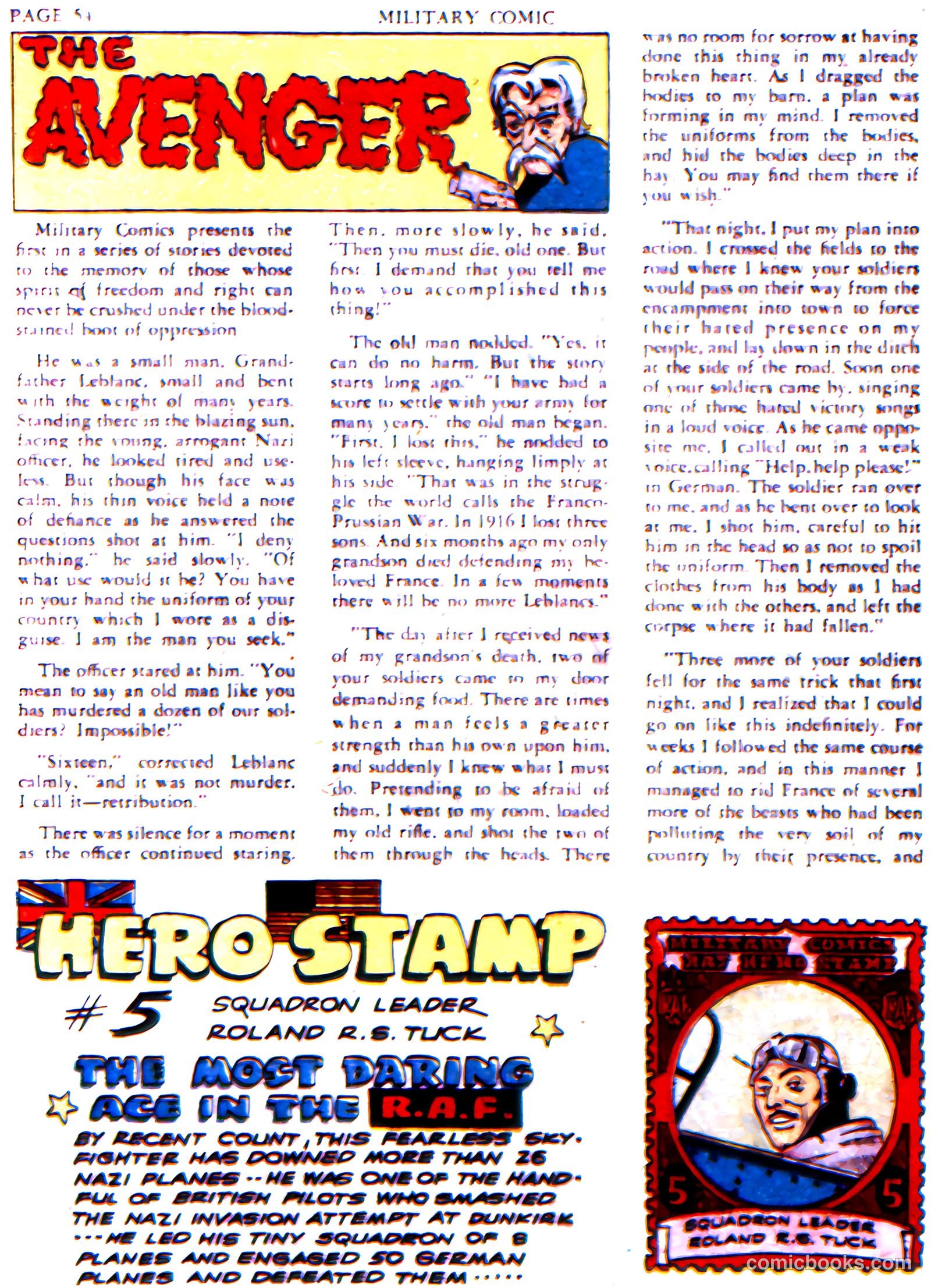 Military Comics #6 (1942) — page 56 of 68