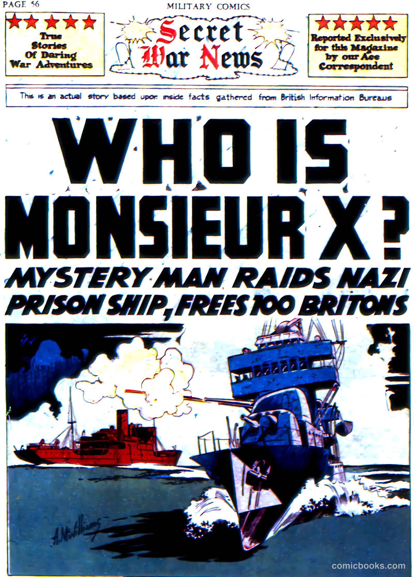 Military Comics #6 (1942) — page 58 of 68