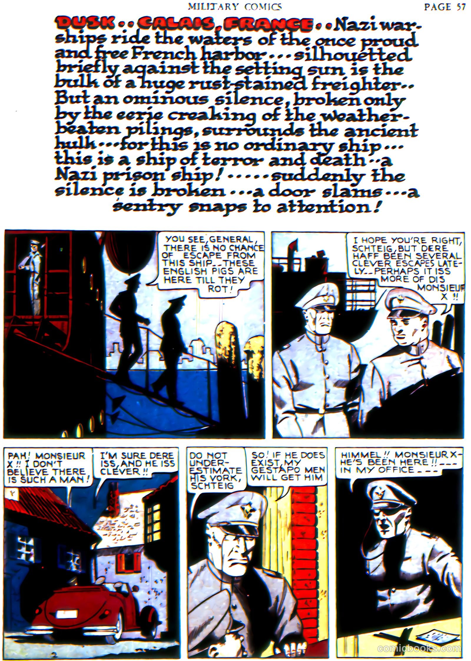 Military Comics #6 (1942) — page 59 of 68