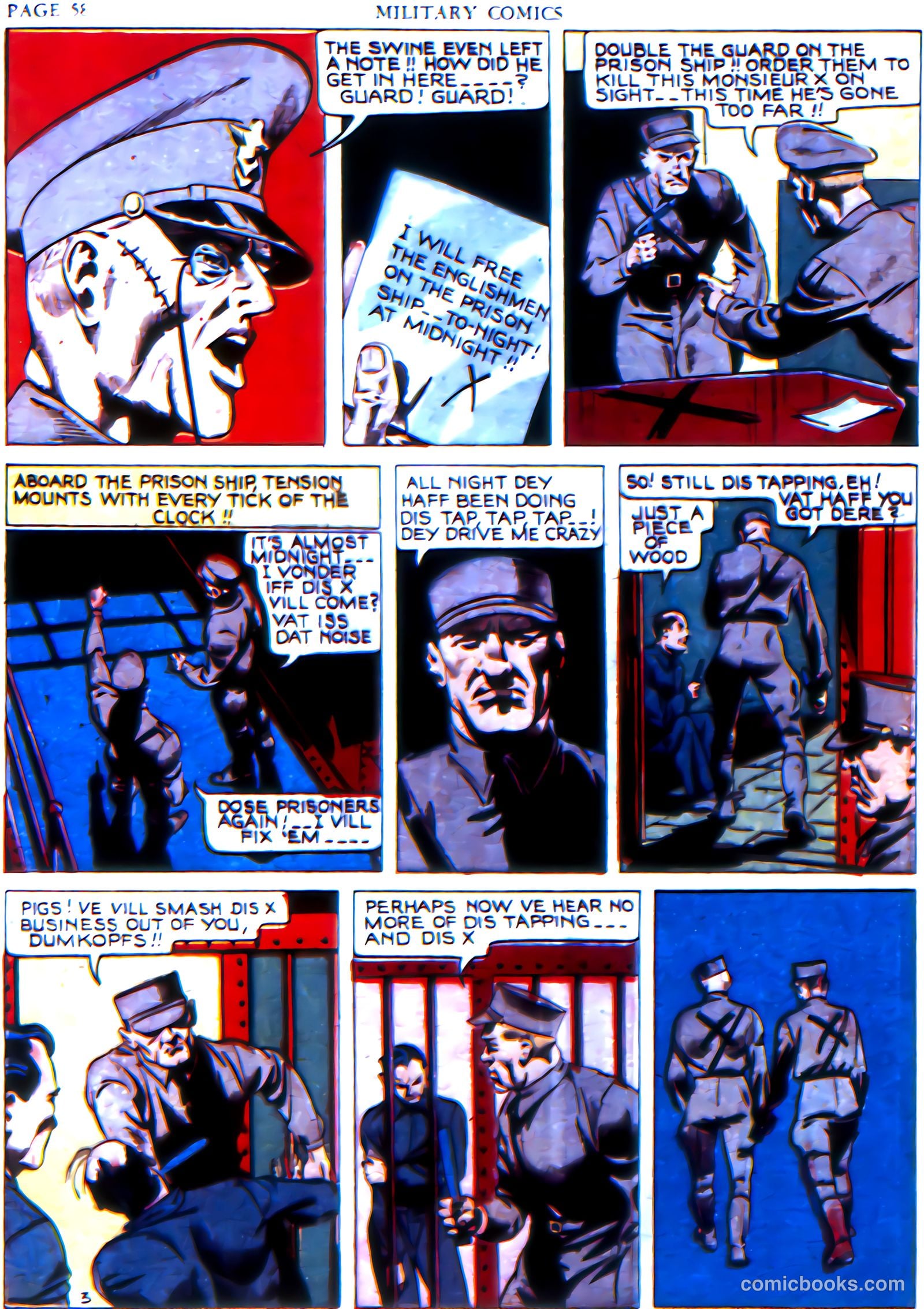Military Comics #6 (1942) — page 60 of 68
