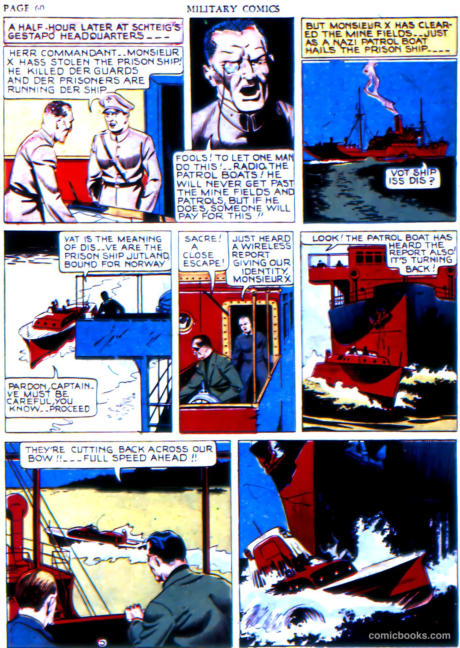 Military Comics #6 (1942) — page 62 of 68