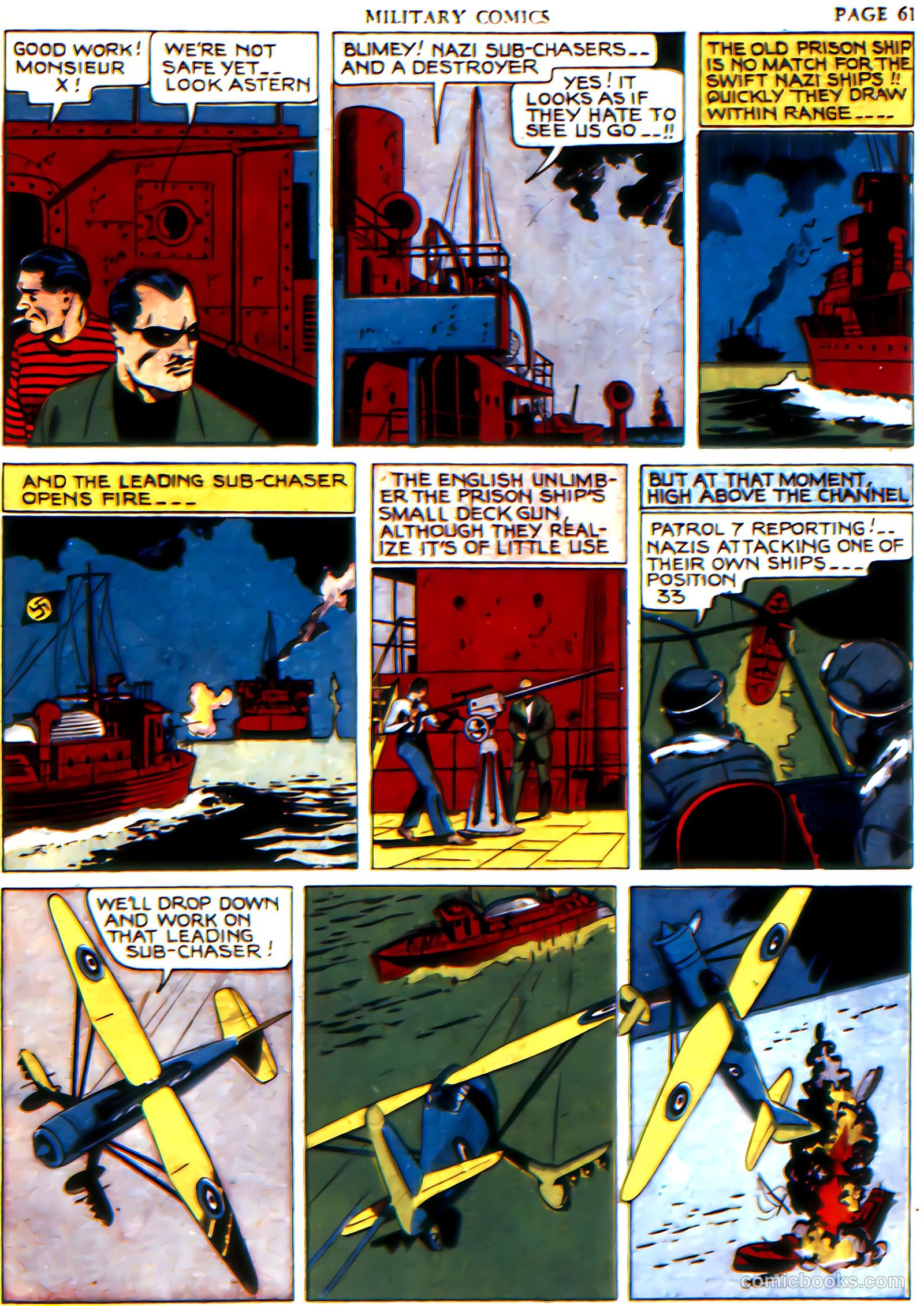 Military Comics #6 (1942) — page 63 of 68