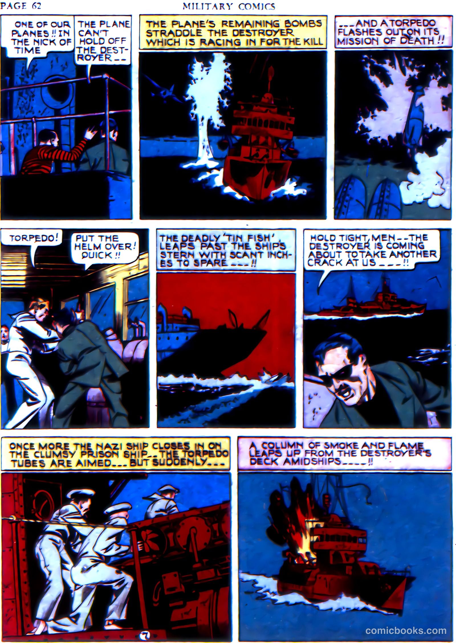 Military Comics #6 (1942) — page 64 of 68