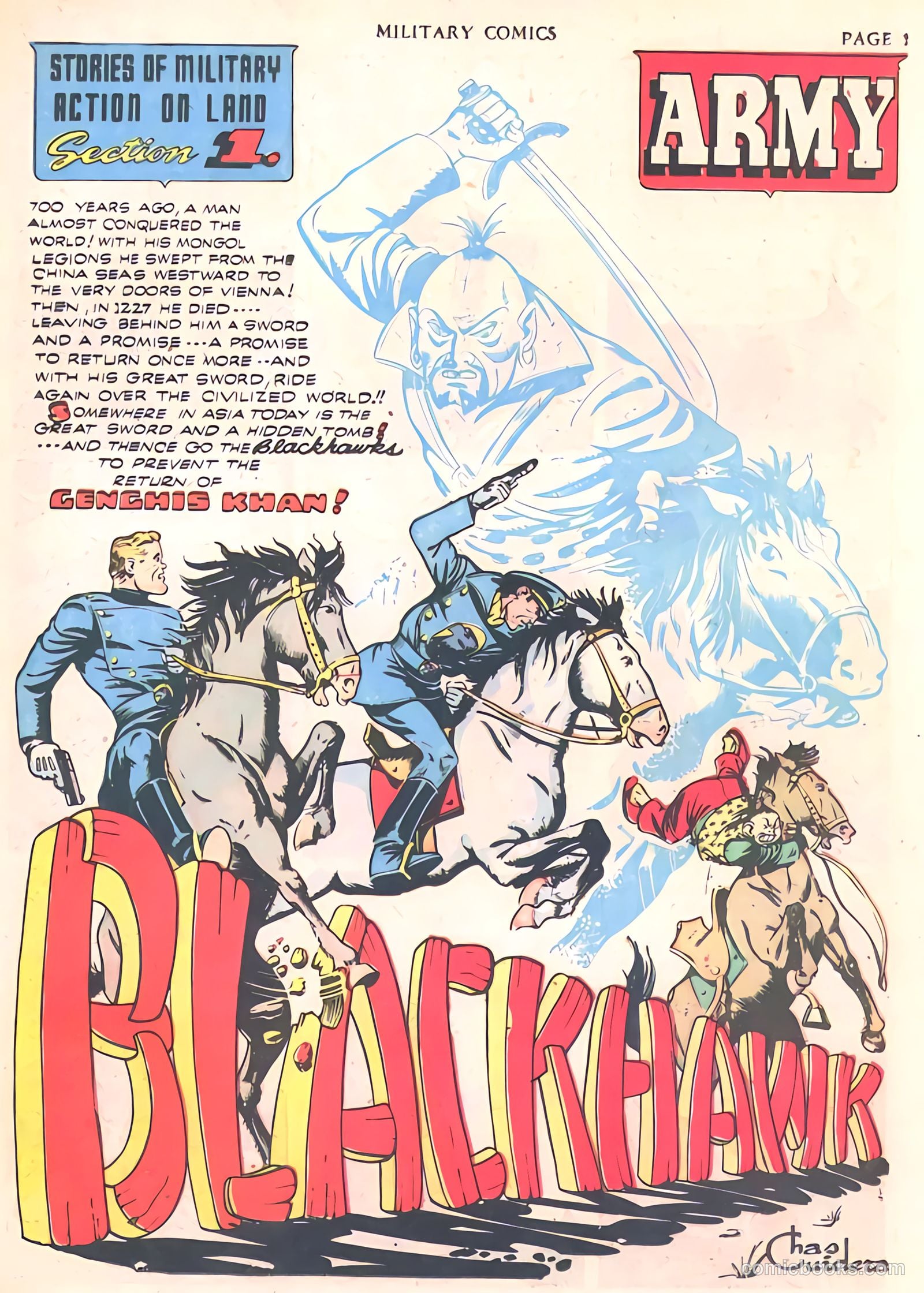 Military Comics #7 (1942) — page 3 of 68