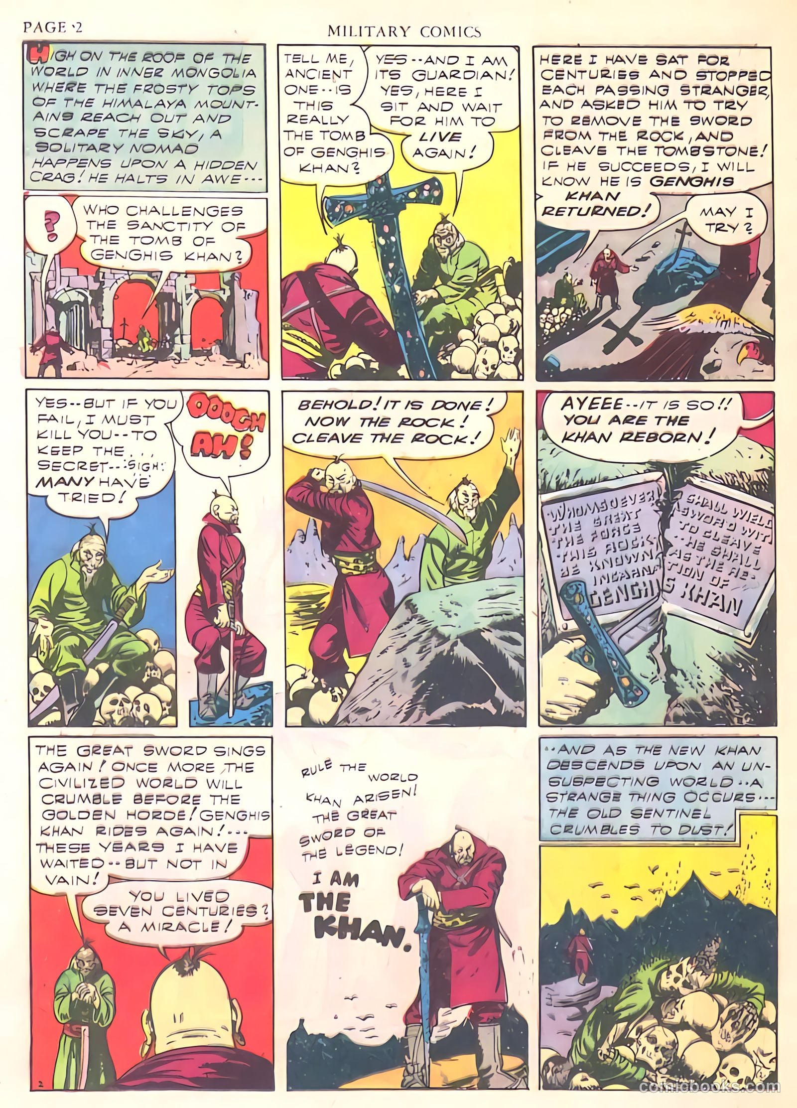 Military Comics #7 (1942) — page 4 of 68