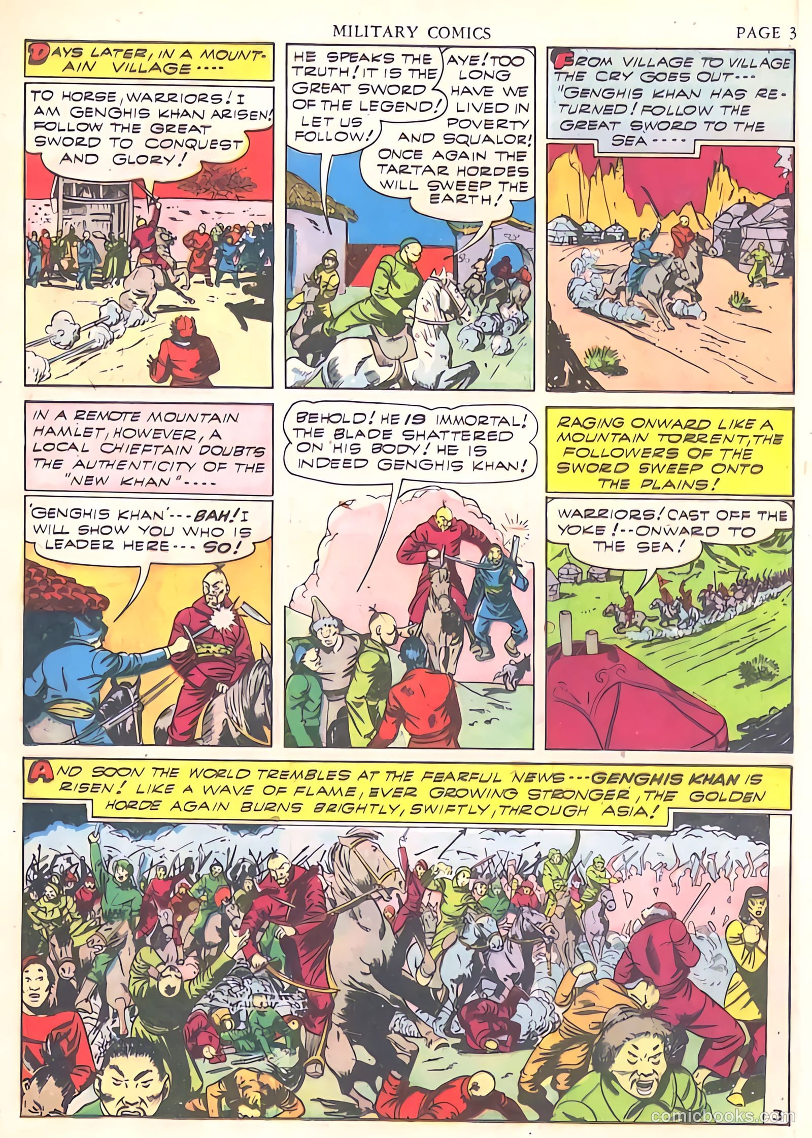 Military Comics #7 (1942) — page 5 of 68
