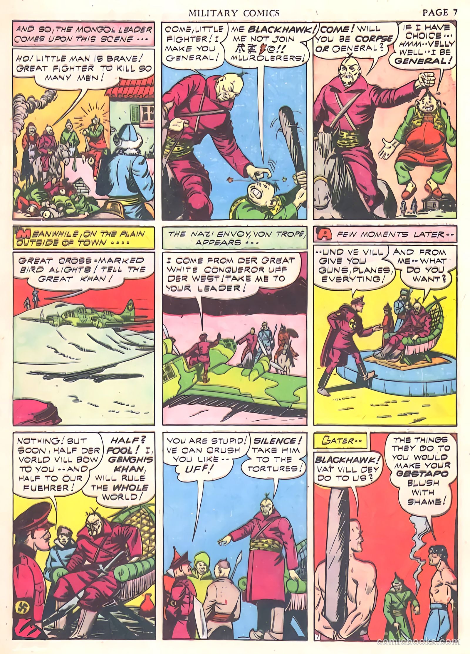 Military Comics #7 (1942) — page 9 of 68