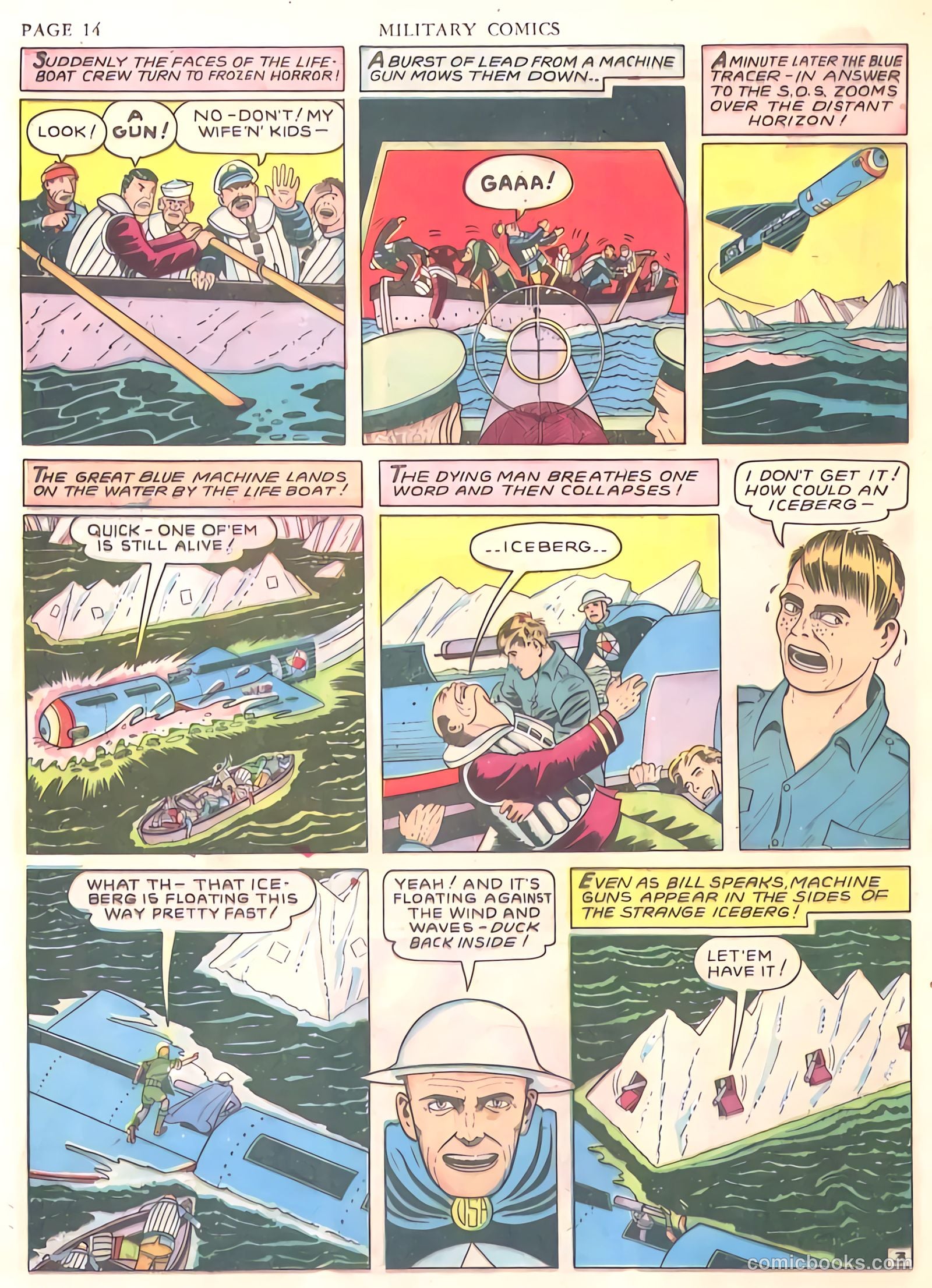 Military Comics #7 (1942) — page 16 of 68