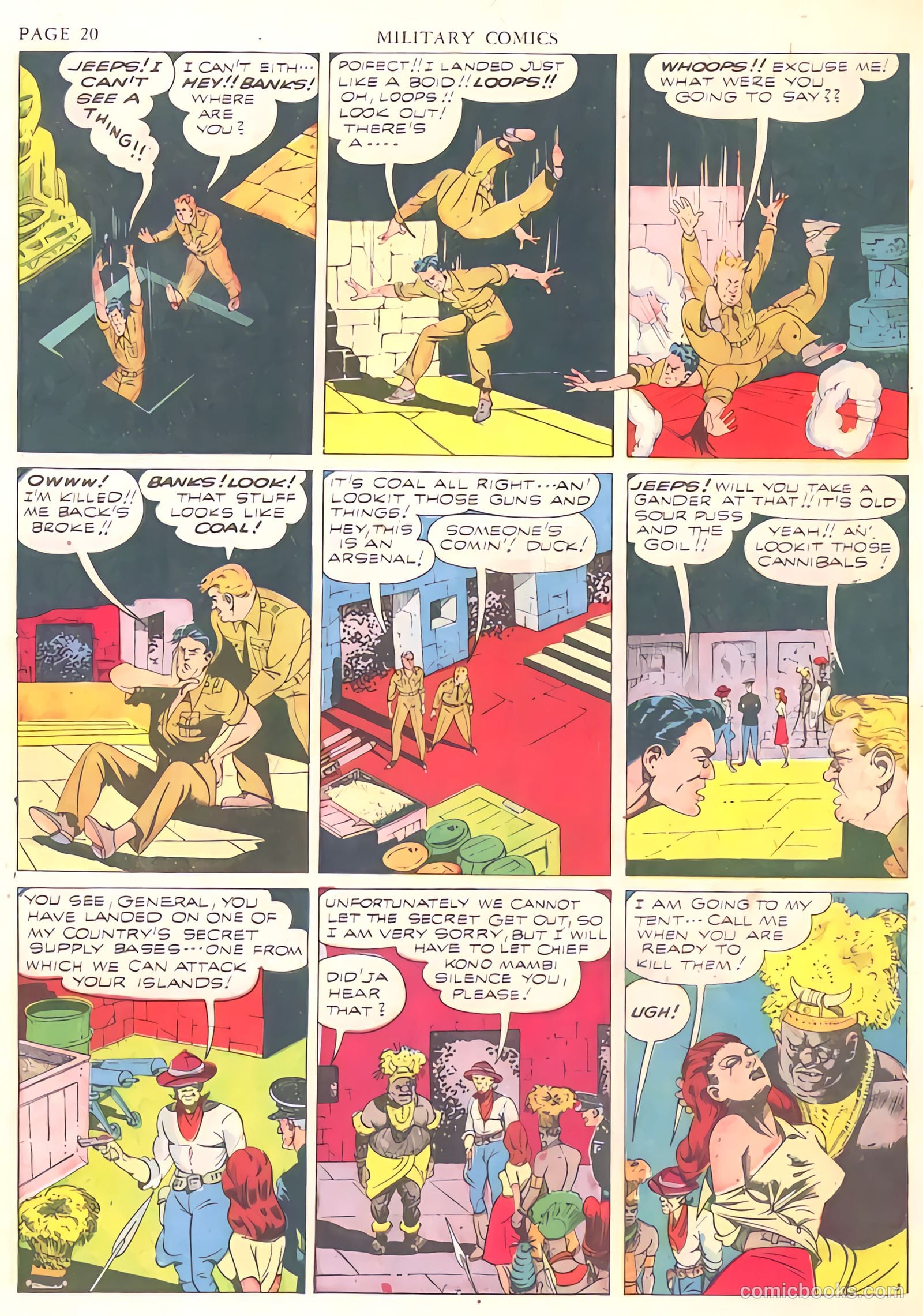 Military Comics #7 (1942) — page 22 of 68