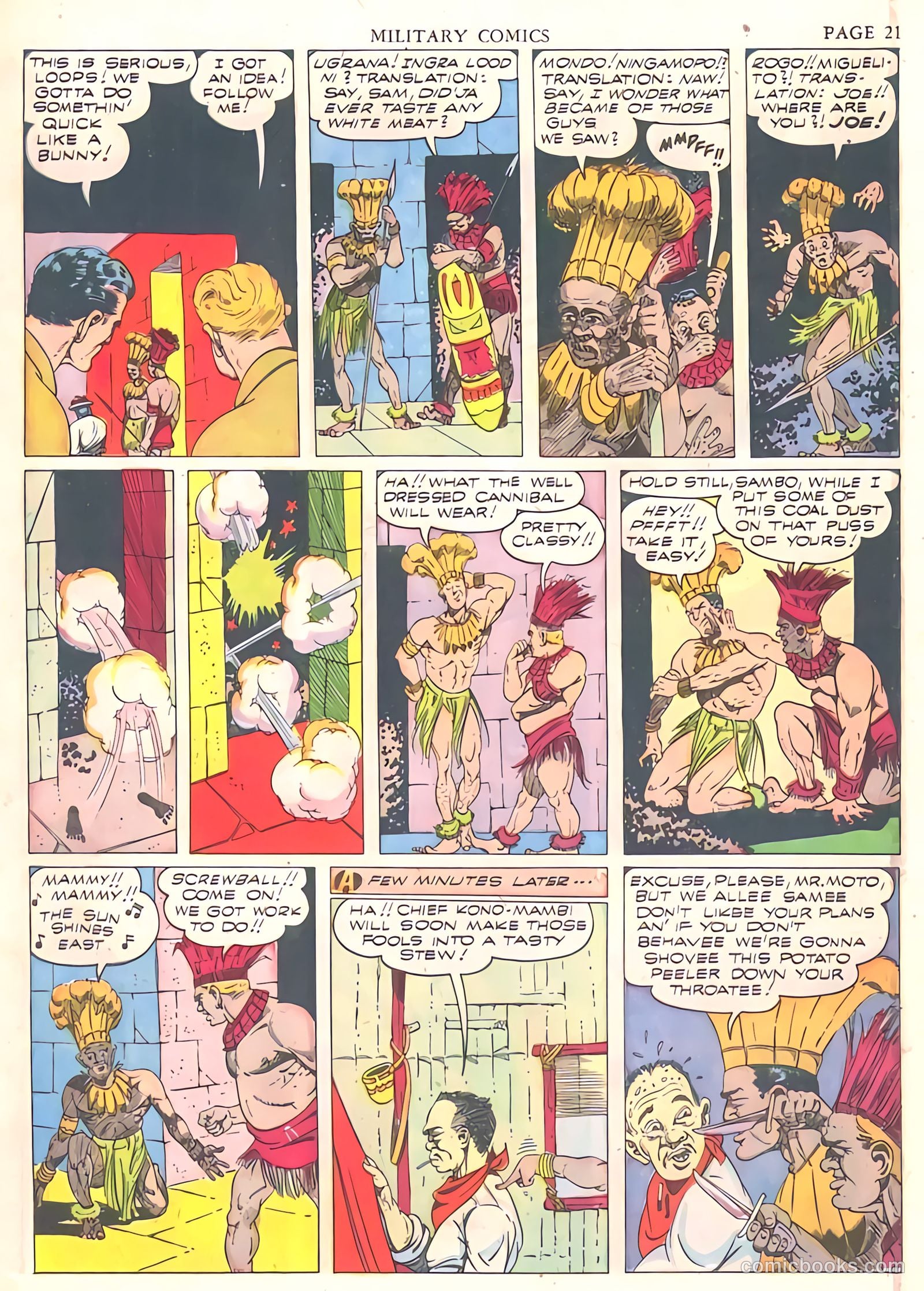 Military Comics #7 (1942) — page 23 of 68