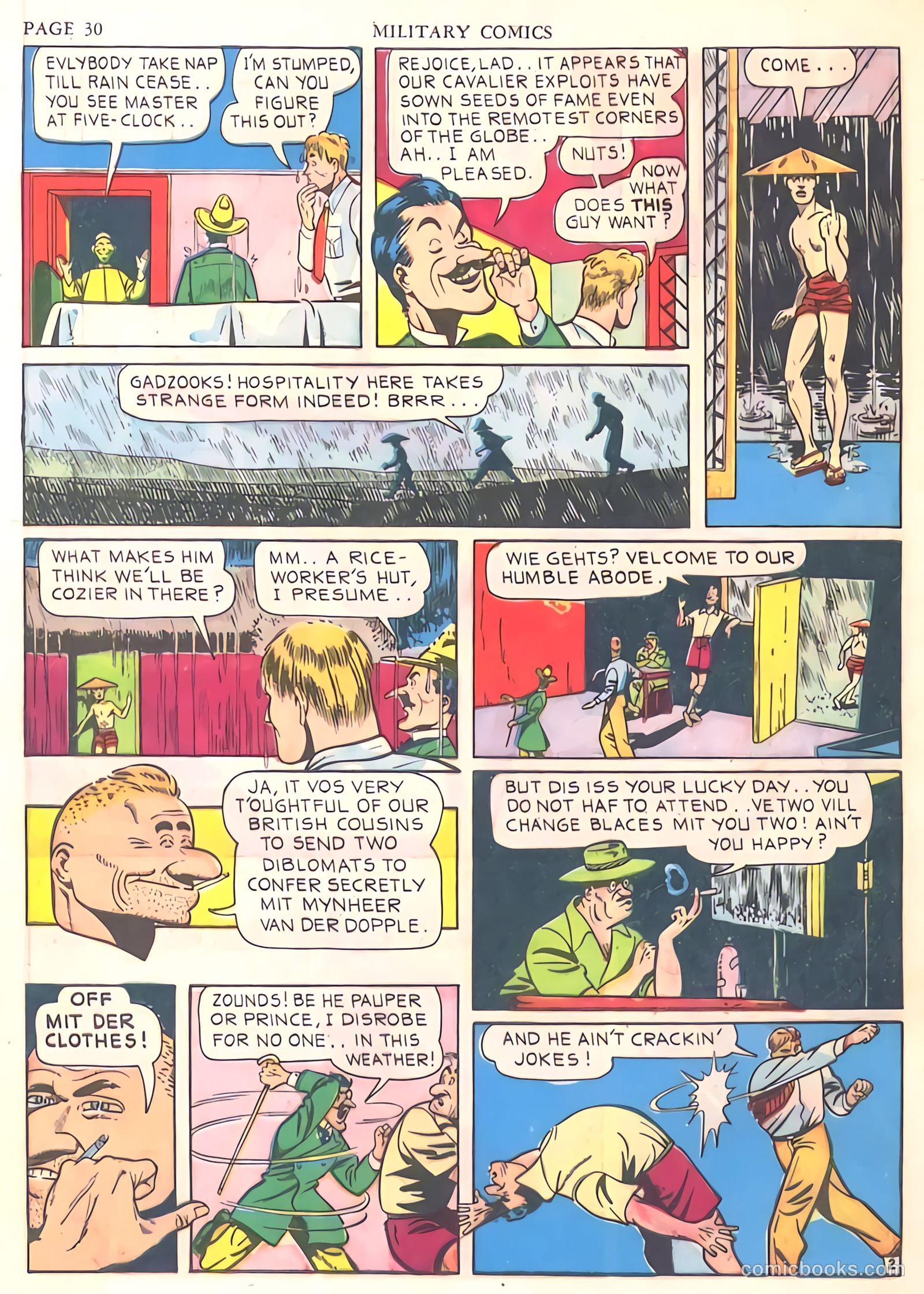 Military Comics #7 (1942) — page 32 of 68