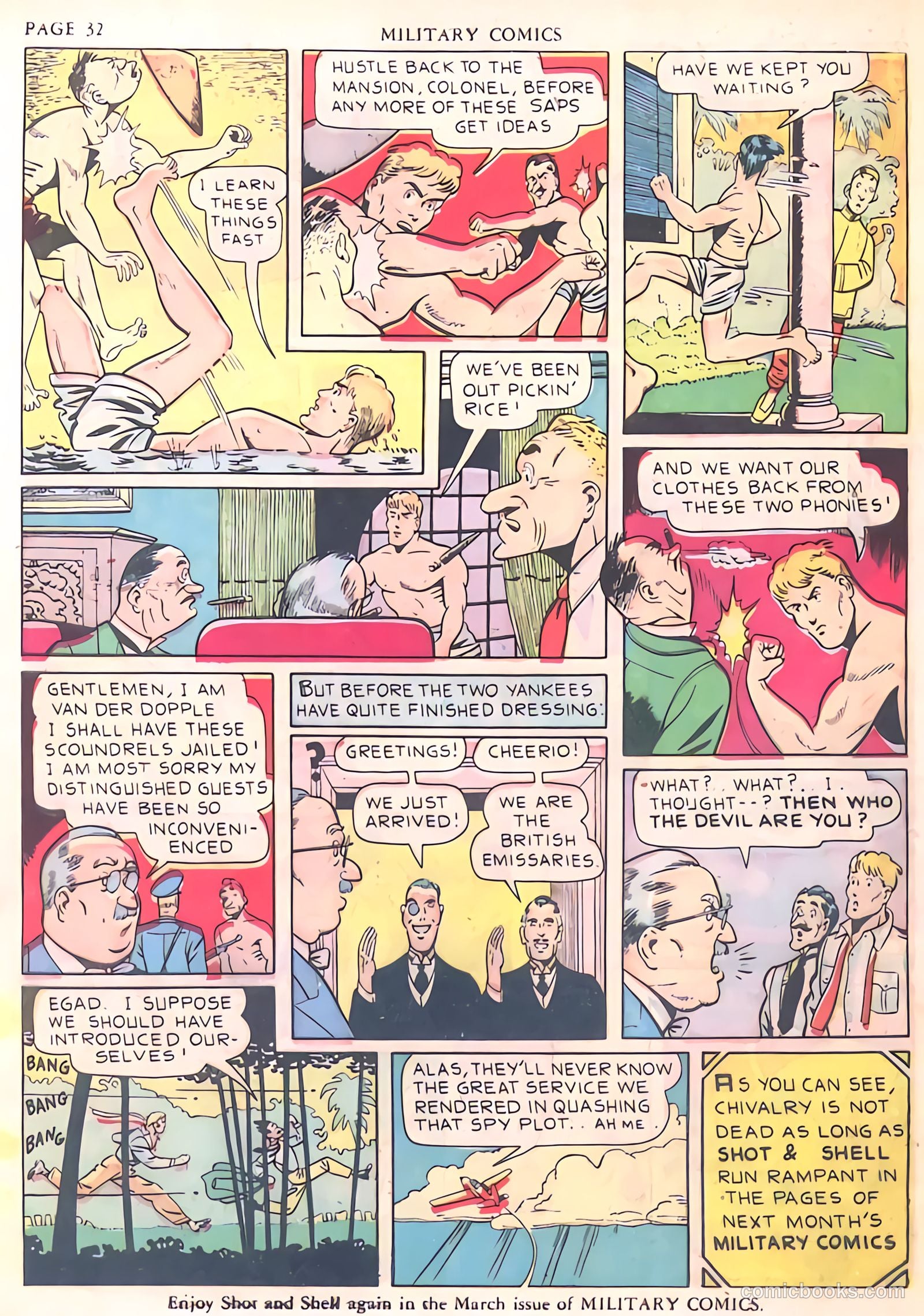 Military Comics #7 (1942) — page 34 of 68