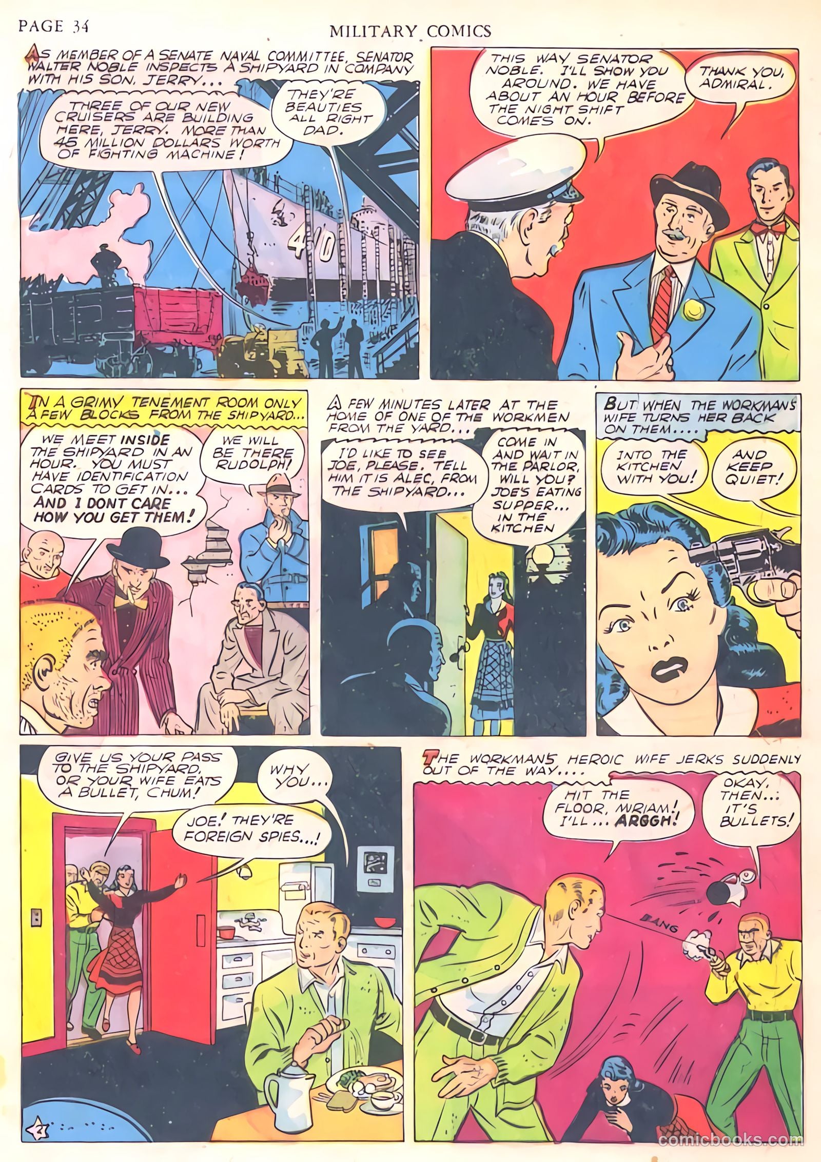 Military Comics #7 (1942) — page 36 of 68