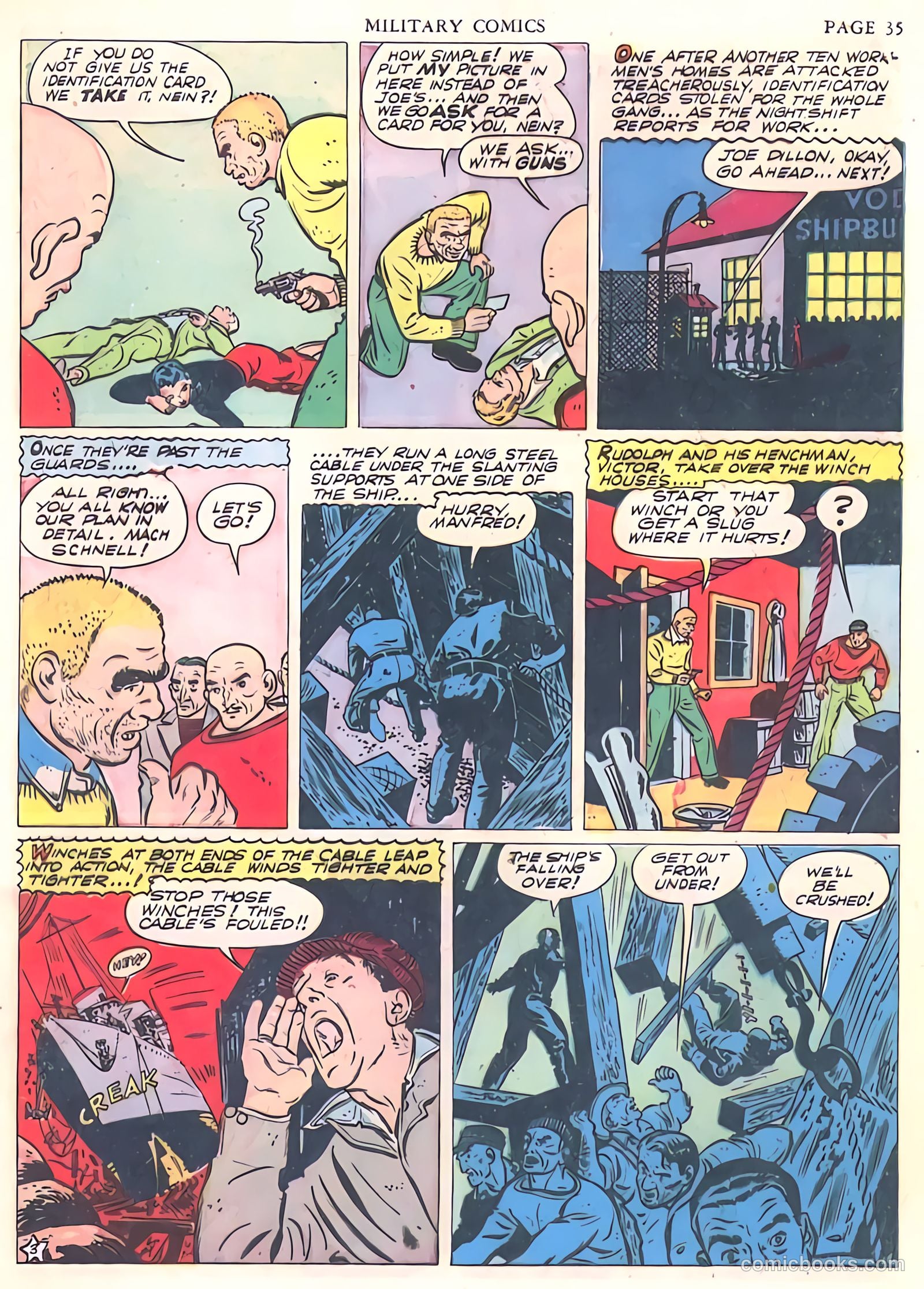 Military Comics #7 (1942) — page 37 of 68