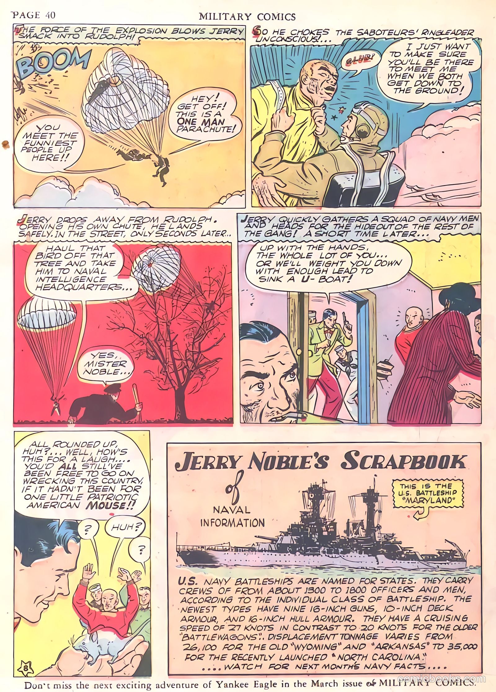Military Comics #7 (1942) — page 42 of 68