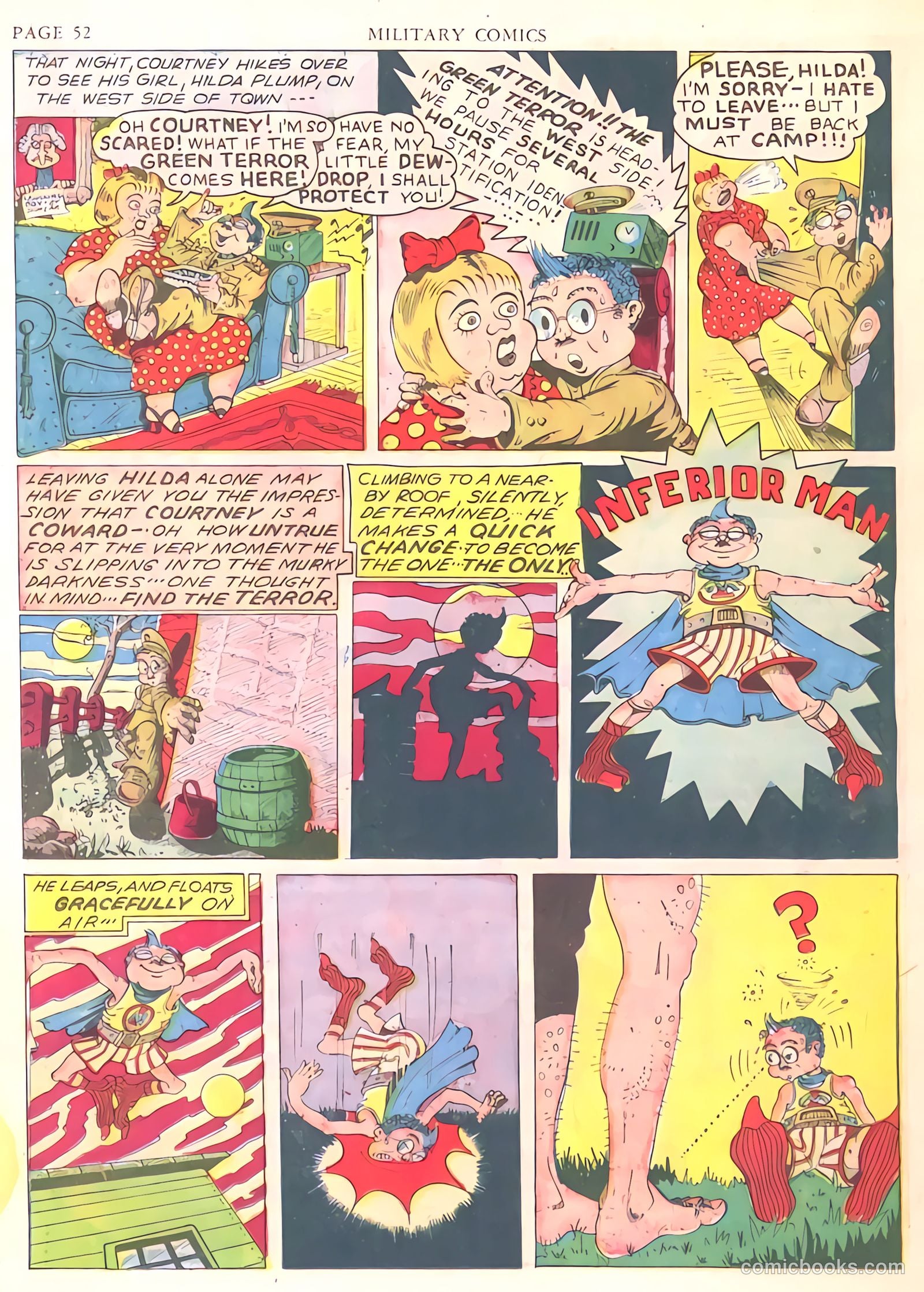 Military Comics #7 (1942) — page 54 of 68
