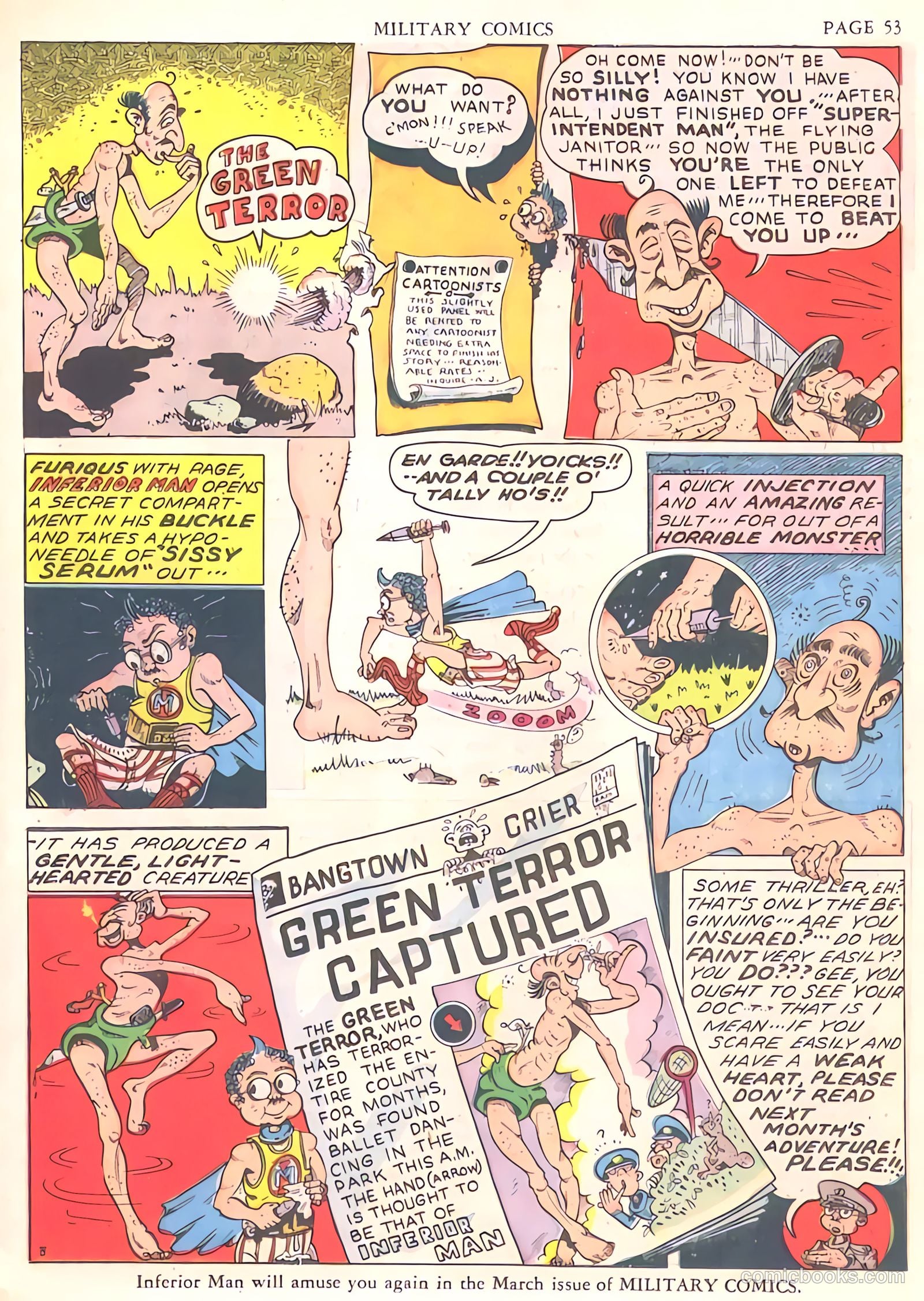 Military Comics #7 (1942) — page 55 of 68