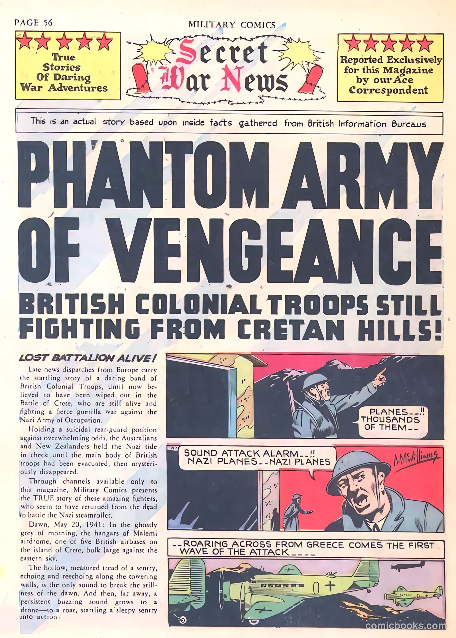 Military Comics #7 (1942) — page 58 of 68