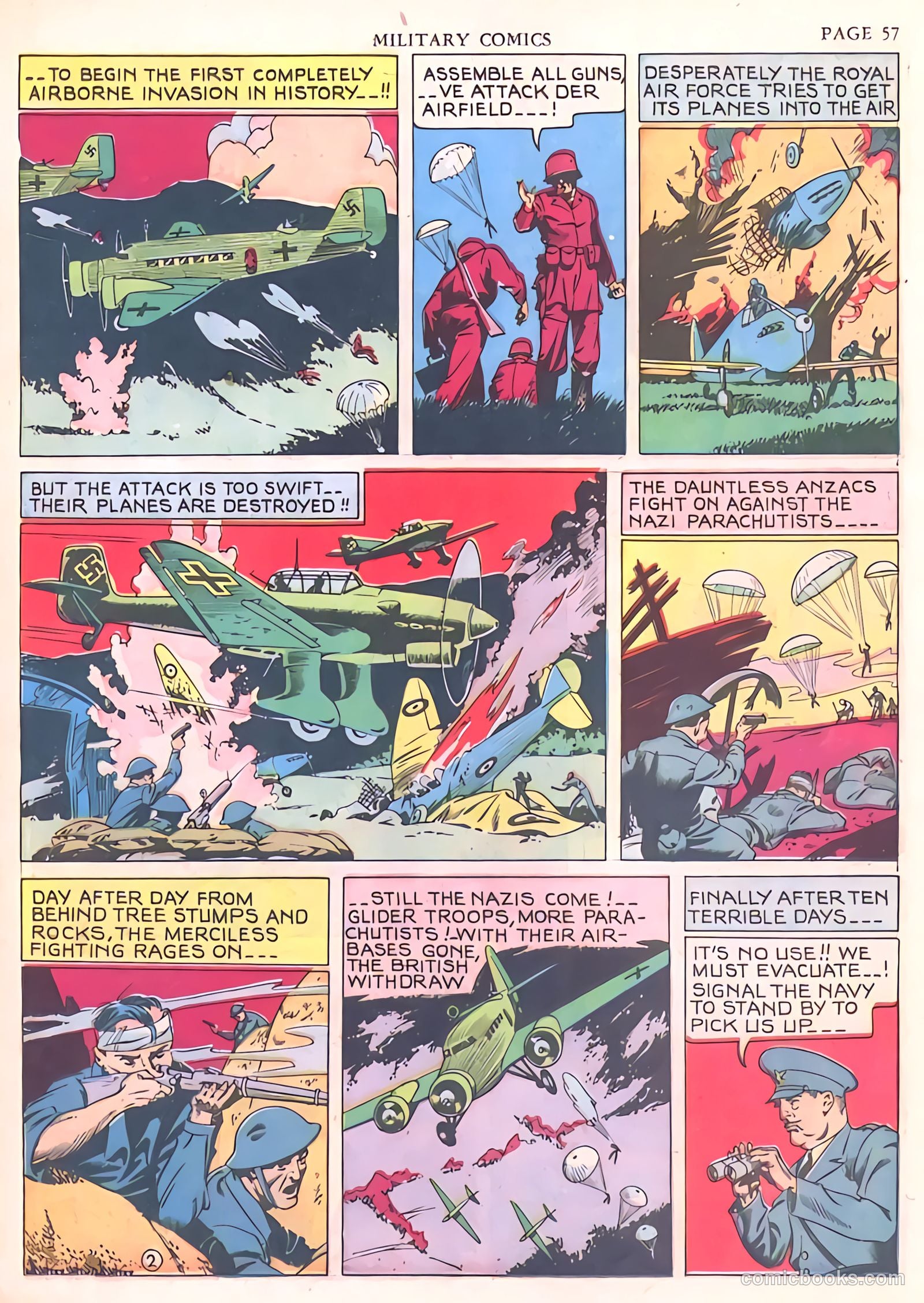 Military Comics #7 (1942) — page 59 of 68