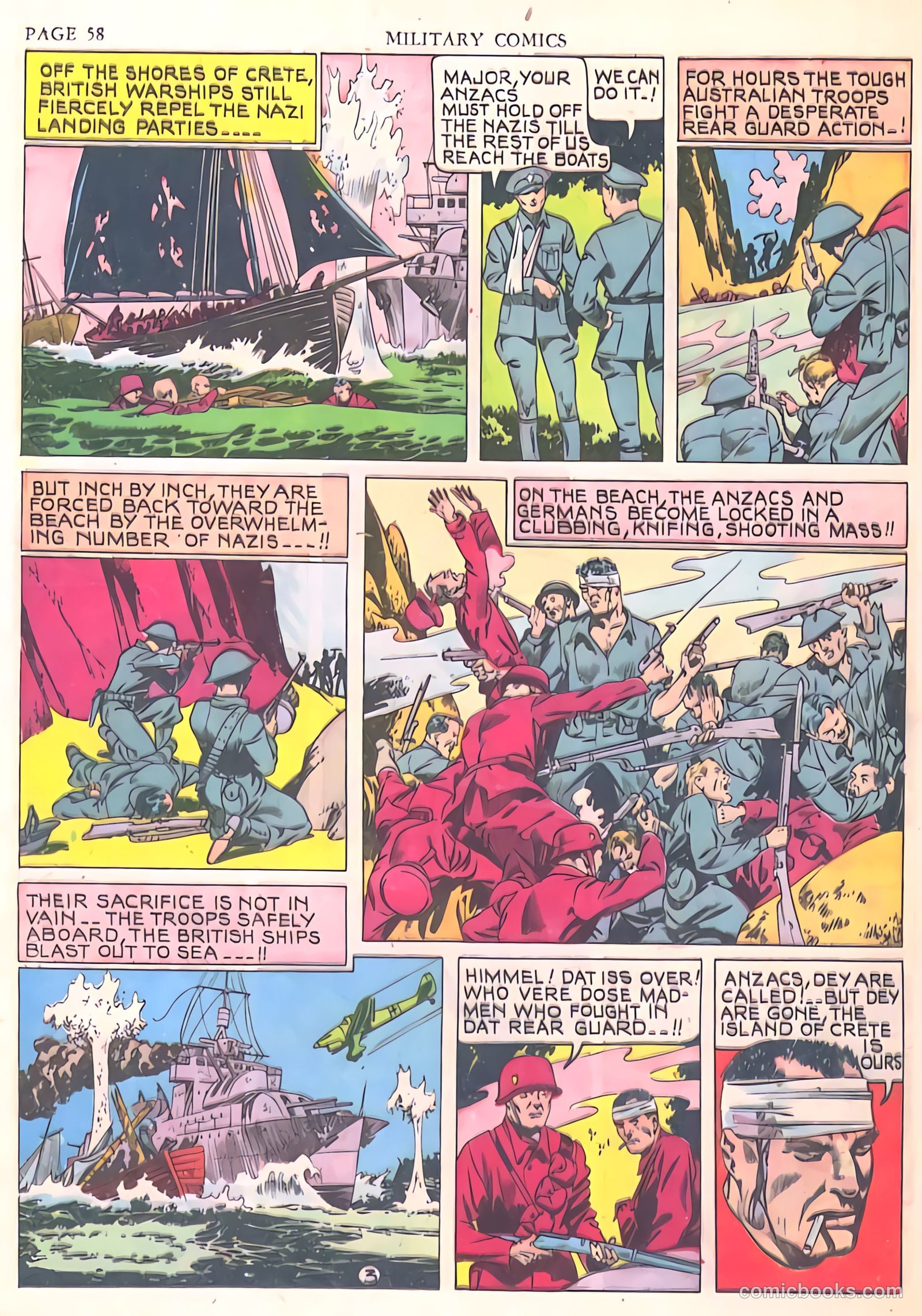 Military Comics #7 (1942) — page 60 of 68