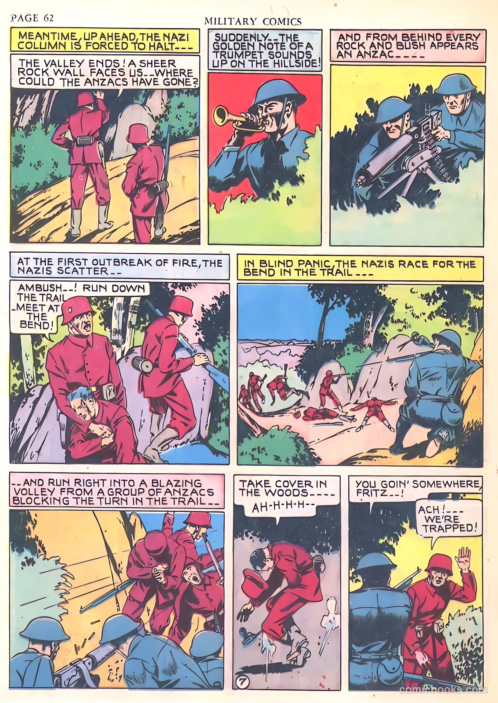 Military Comics #7 (1942) — page 64 of 68