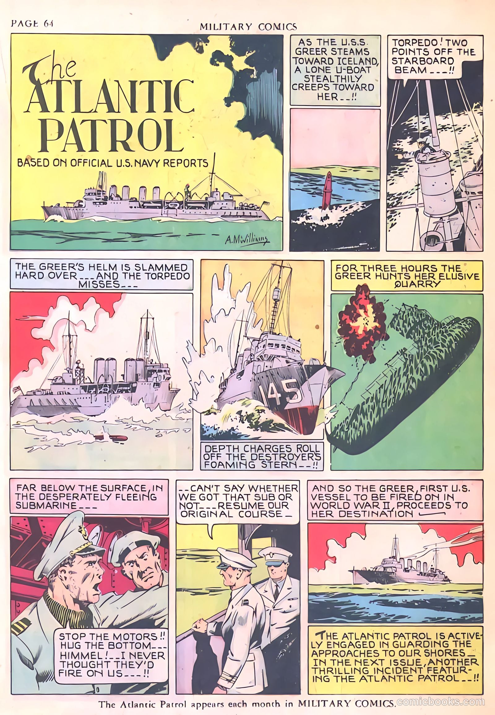 Military Comics #7 (1942) — page 66 of 68